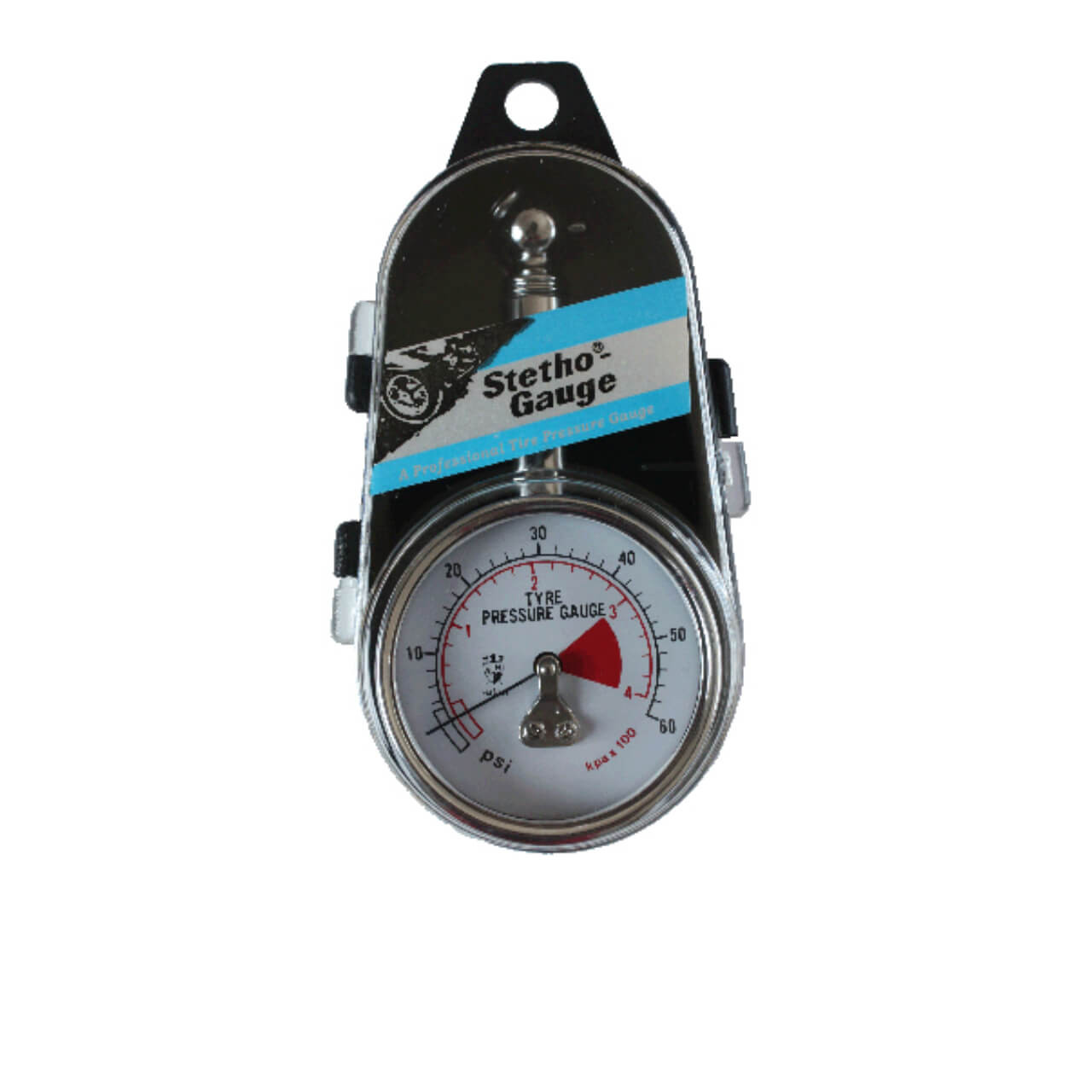 Mako Stetho Precision Tyre Gauge in Case