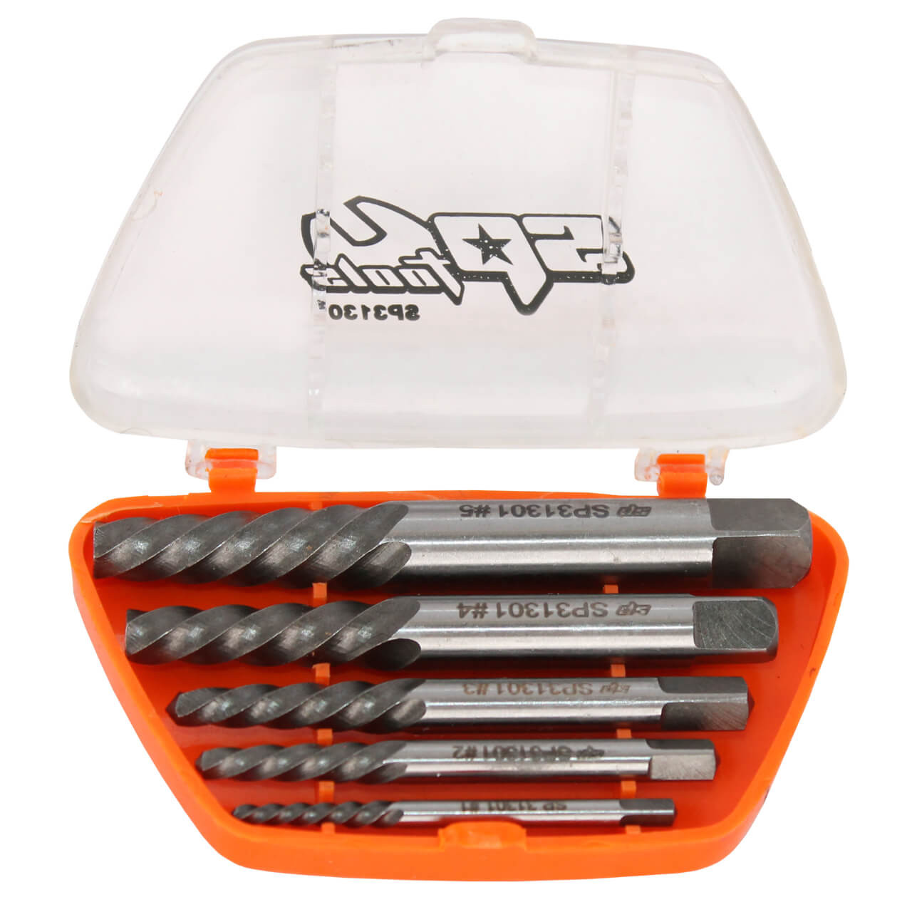 SP Tools Spiral Screw Extractor Set 5pce