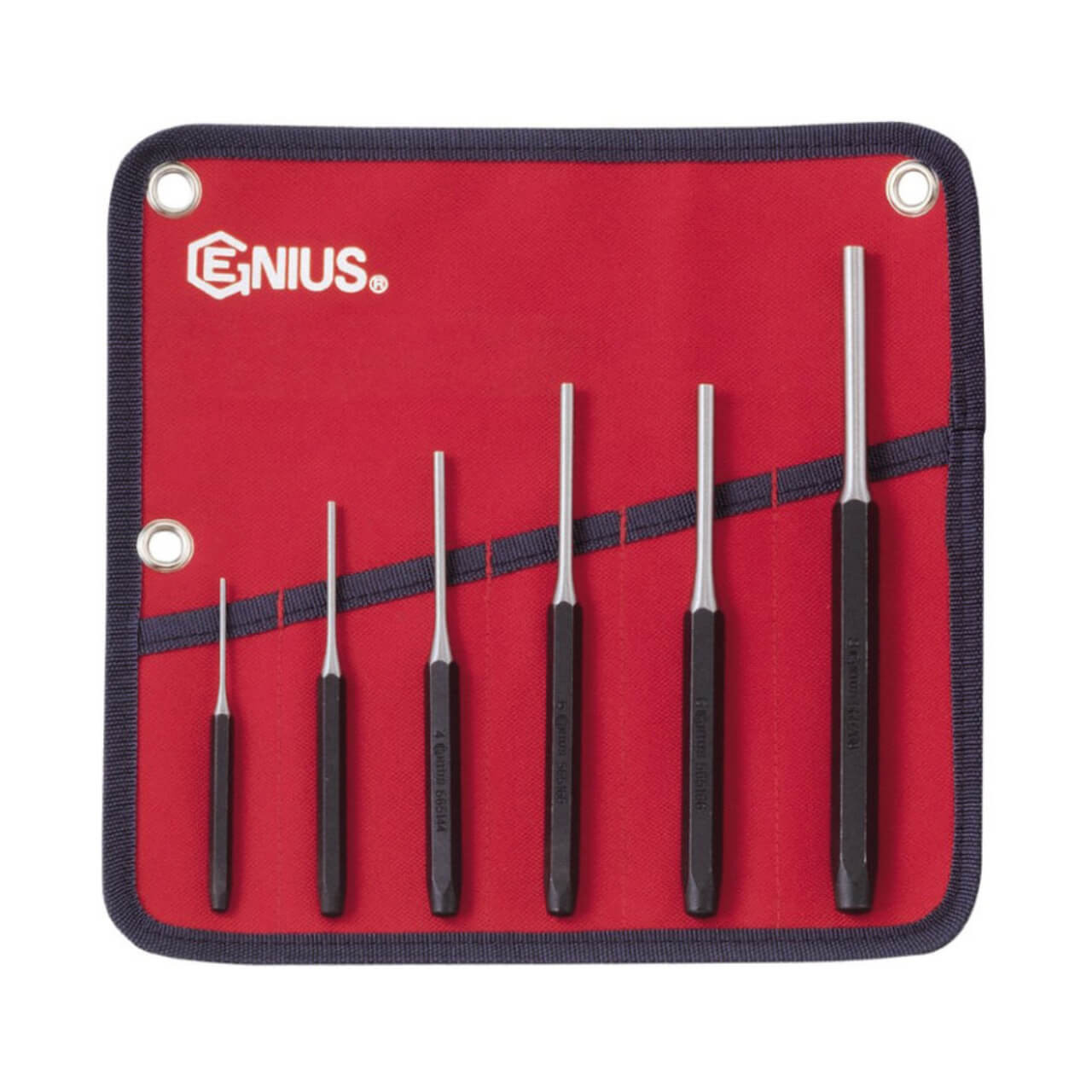 Genius Metric Pin Punches 6pce