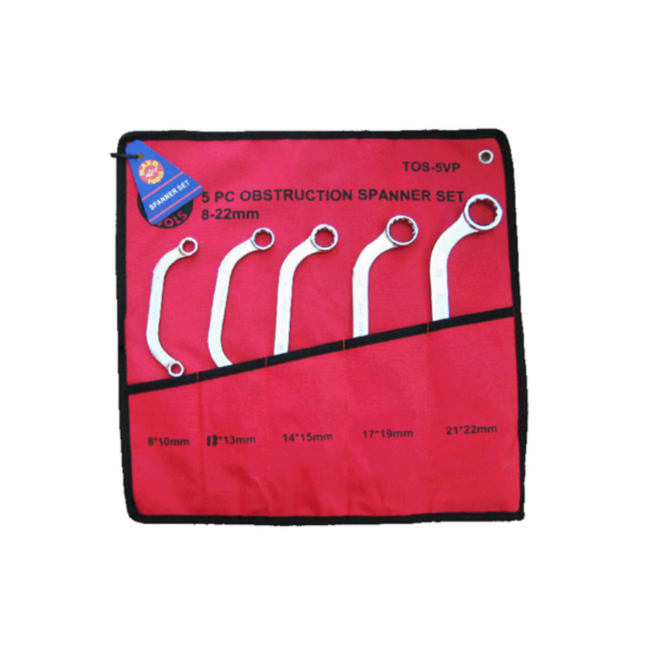 Mako Imperial Obstruction Spanner Set 5pce