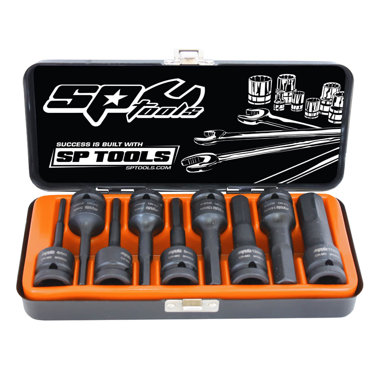 SP Tools 1/2 Dr Inhex Impact Socket Set Metric 9pce