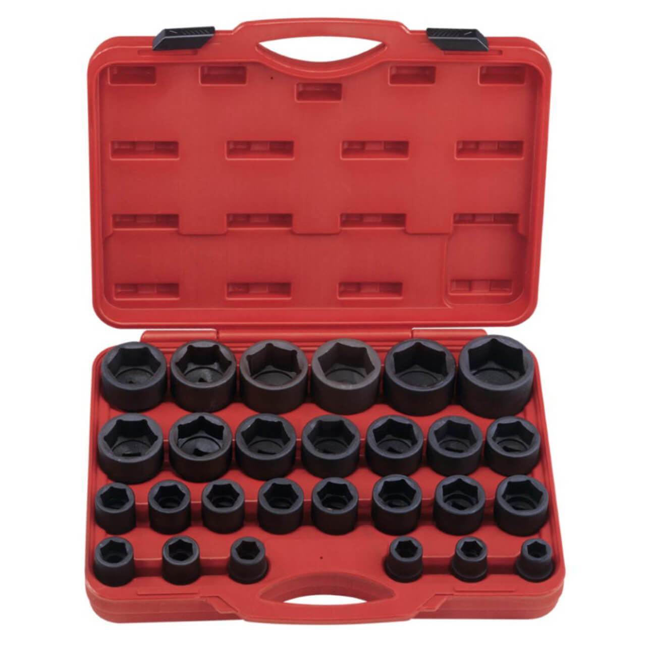 Genius 3/4 Dr 3/4-2-3/8 C/M Std Impact Socket Set Imperial 27pce