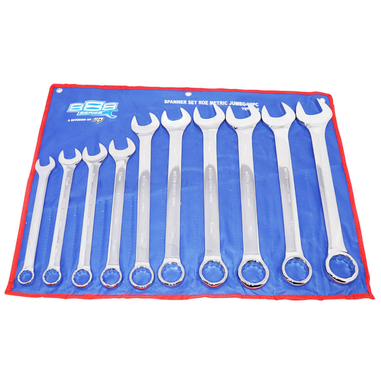 888 Tools 24-50mm Jumbo Combination ROE Spanner Set Metric 10pce