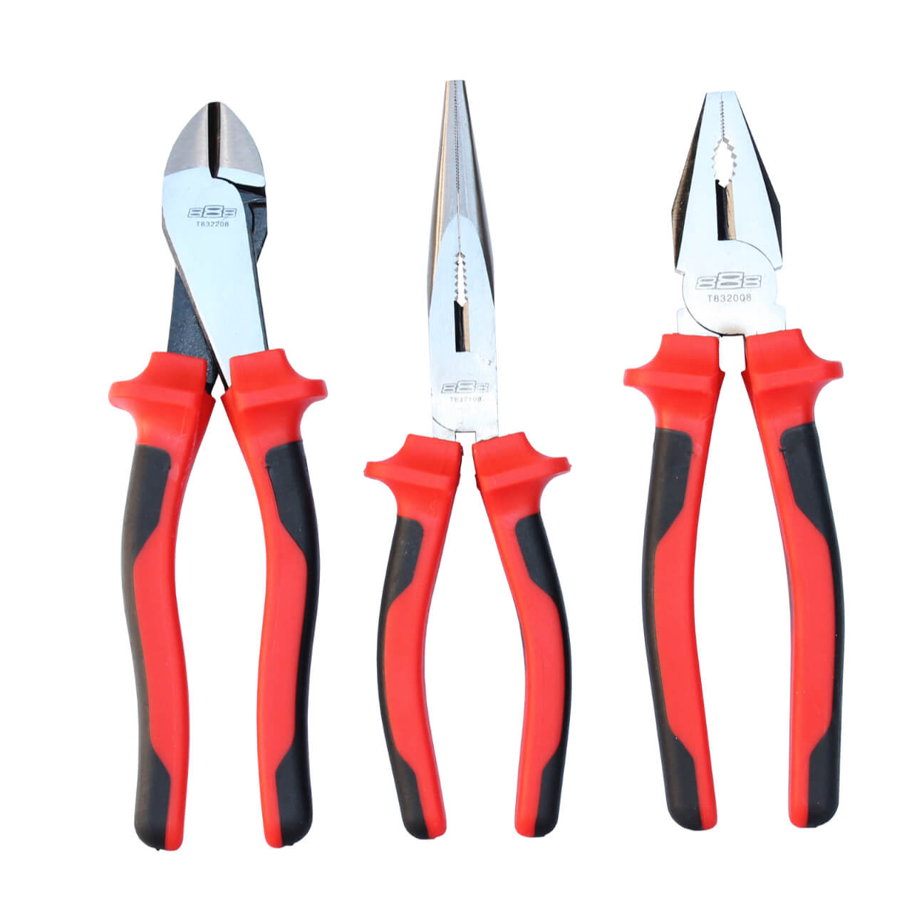 888 Tools 200mm Plier/Cutter Set 3pce
