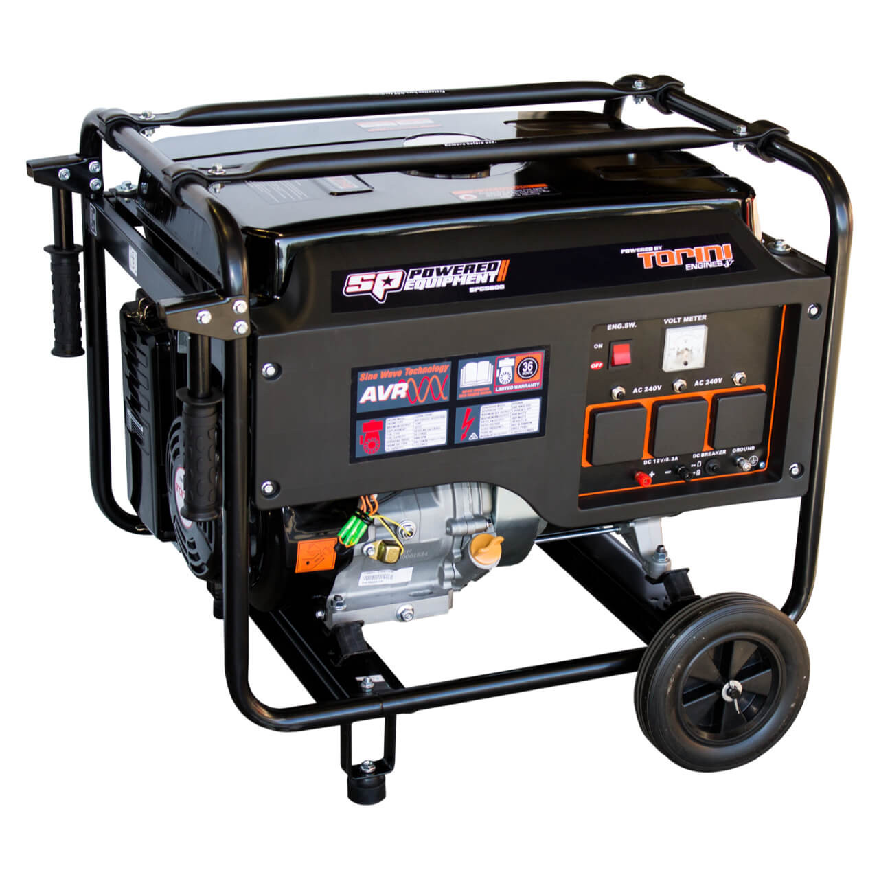 SP Tools 13hp 6.8kva Industrial Series Petrol Generator