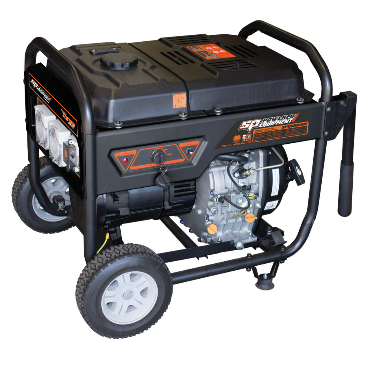 SP Tools 13hp 6.8kva Diesel Construction Series Generator