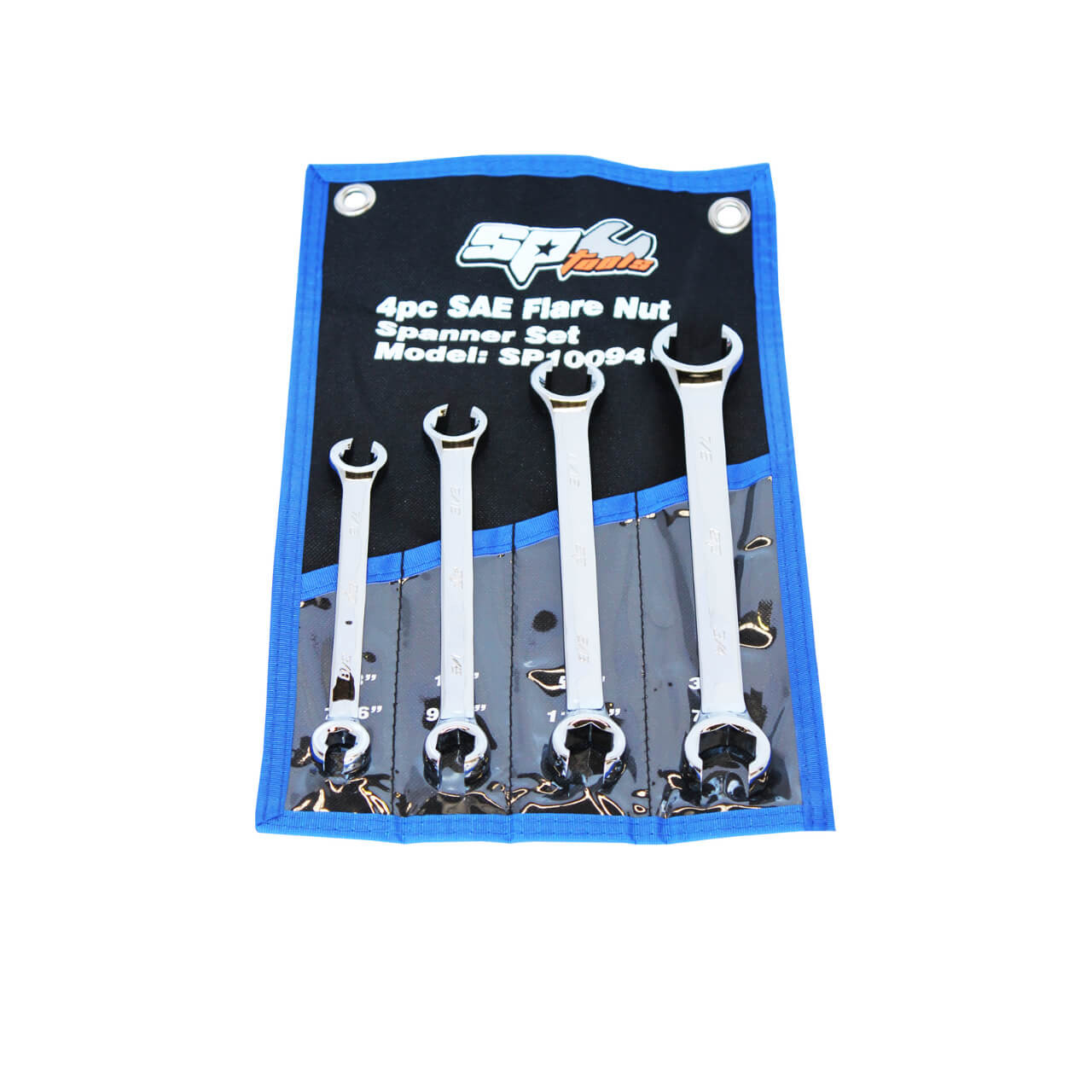 SP Tools 3/8-7/8  Combination Flare Nut Spanner Set Imperial 4pce