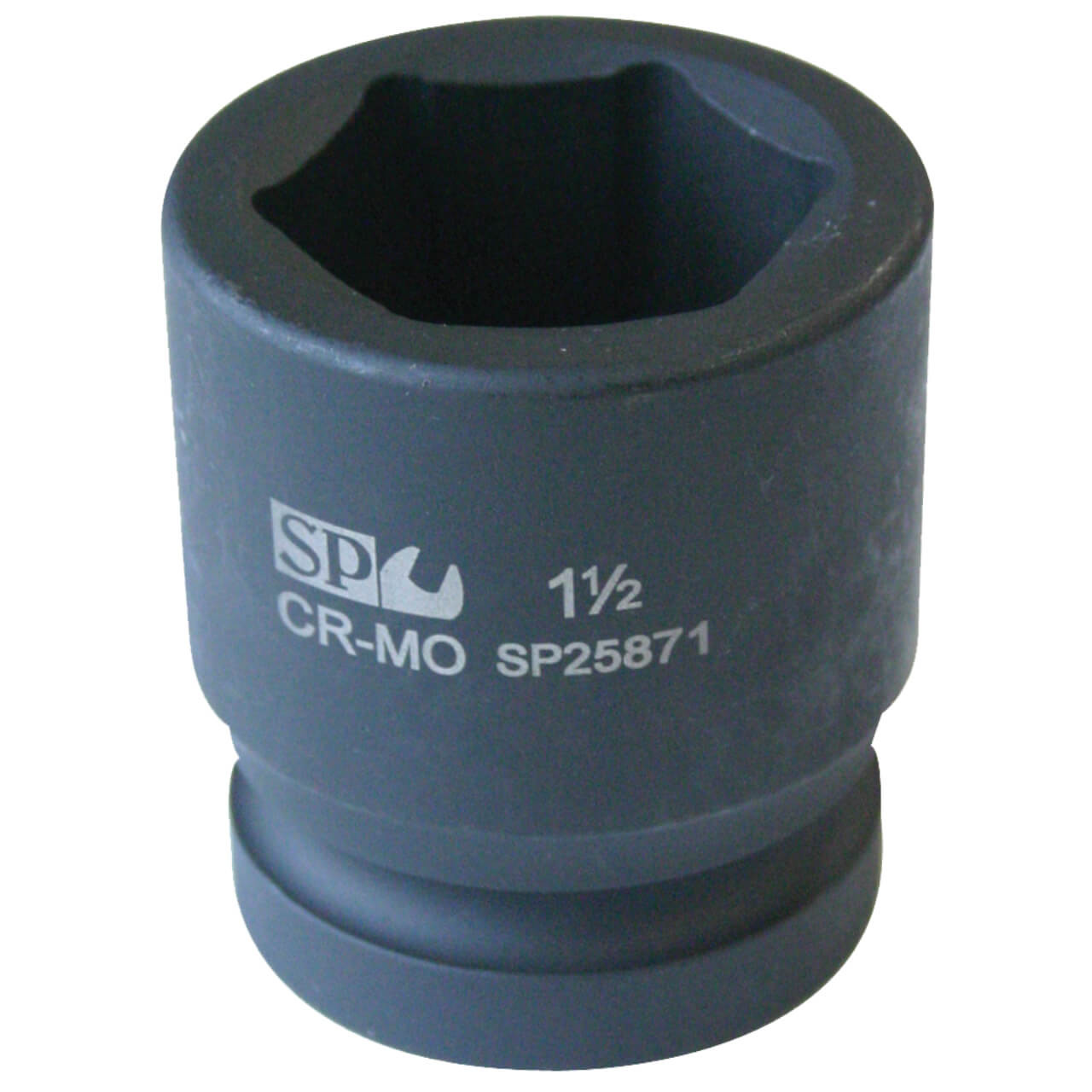 SP Tools 1-1/2 Dr x 2” 6pt Impact Socket Imperial