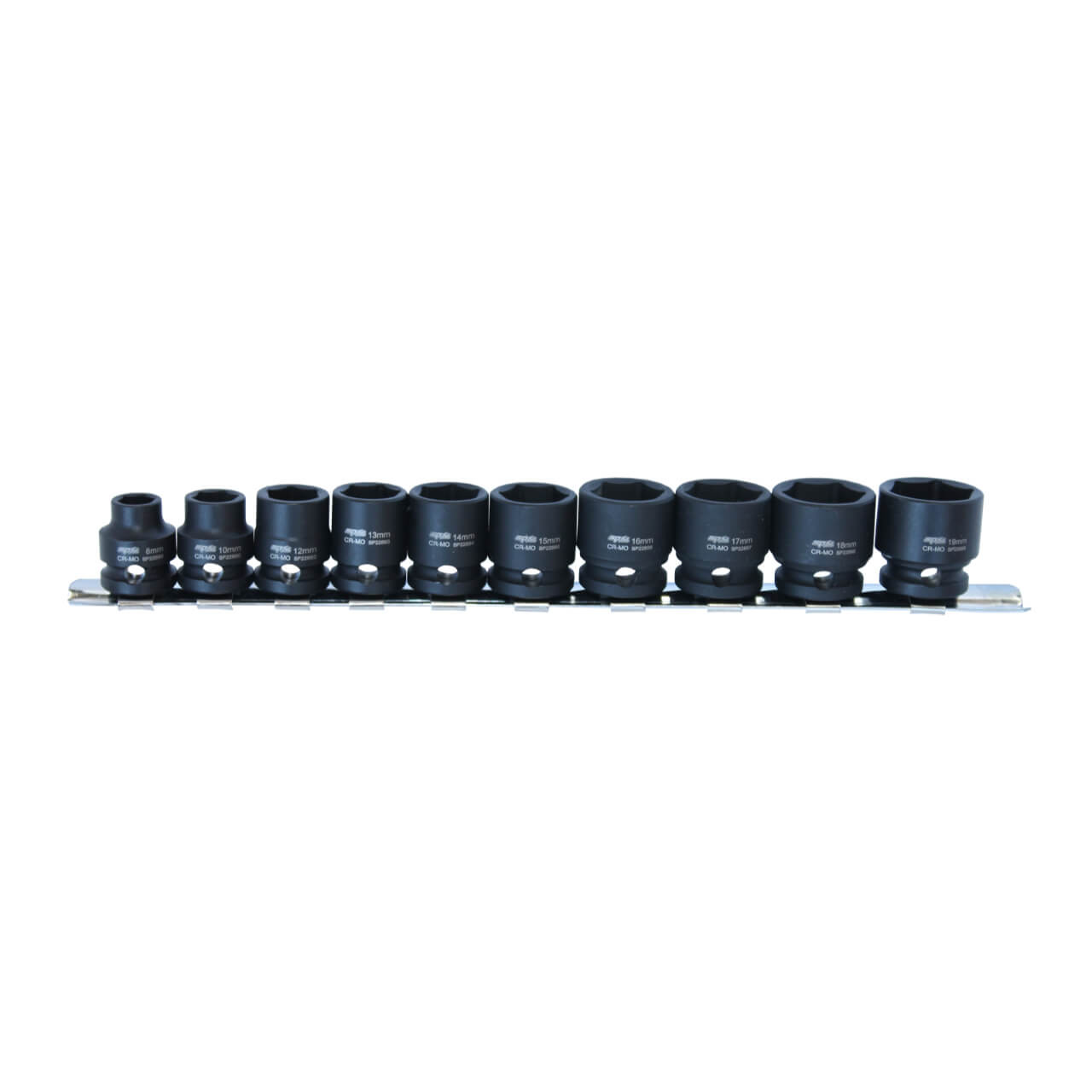 SP Tools 3/8 Dr 6pt Stubby Impact Socket Rail Set Metric 10pce - ACL ...