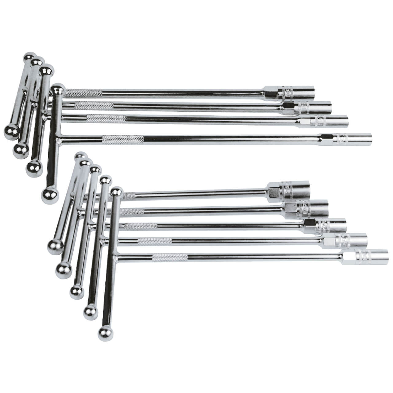 SP Tools T-Handle Socket Set Metric 9pce