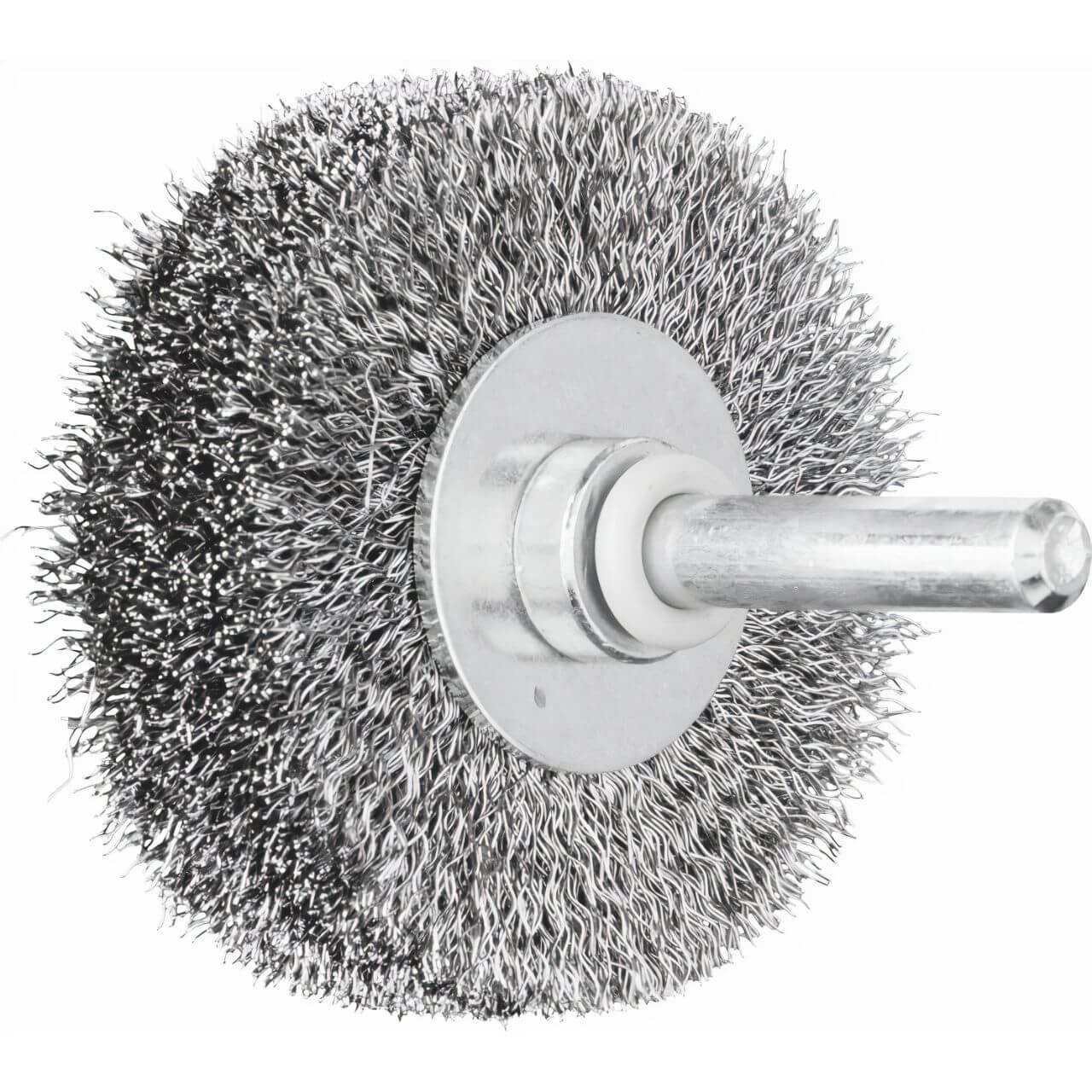 Pferd 50x15mm Shaft Mounted Crimped Steel Wire Brush