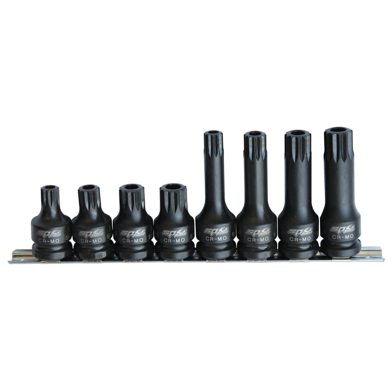 SP Tools 1/2 Dr Tamper Spline Impact Socket Set 8pce