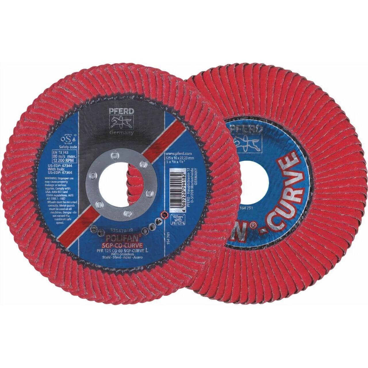 Pferd PFR 125mm CO 60g SGP-Curve L Flap Disc