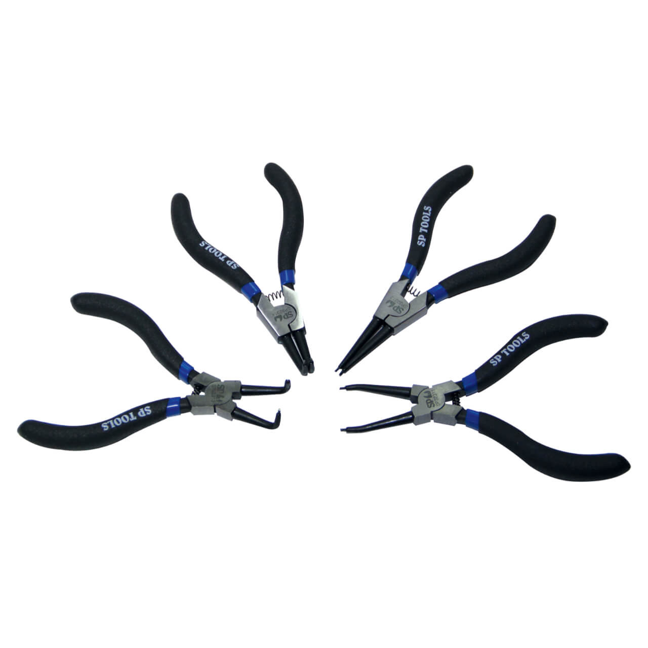 SP Tools 175mm Circlip Plier Set 4pce