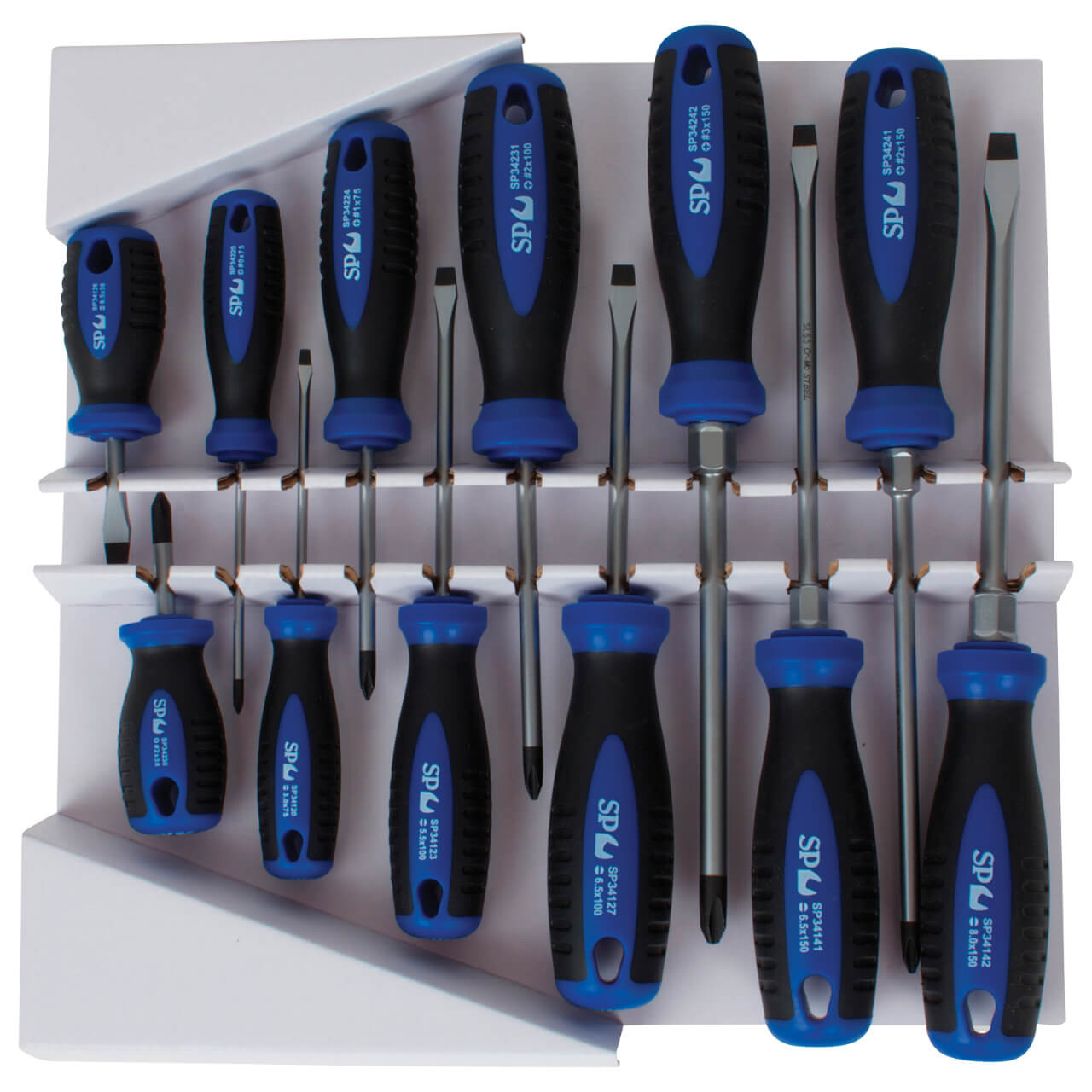 SP Tools Phillips & Slotted Screwdriver Set 12pce