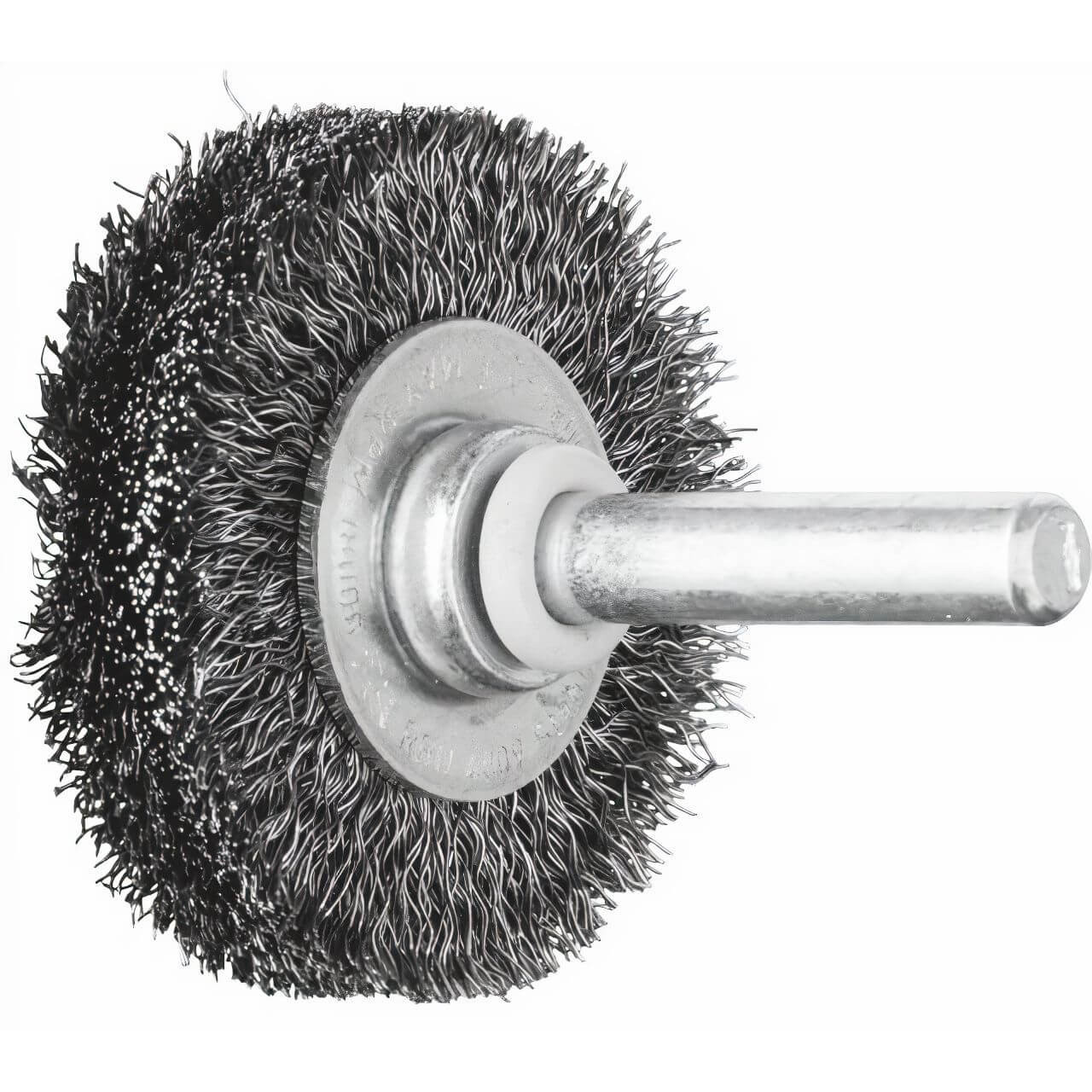 Pferd 40x9x6mm Shaft Mounted Crimped Steel Wire Brush