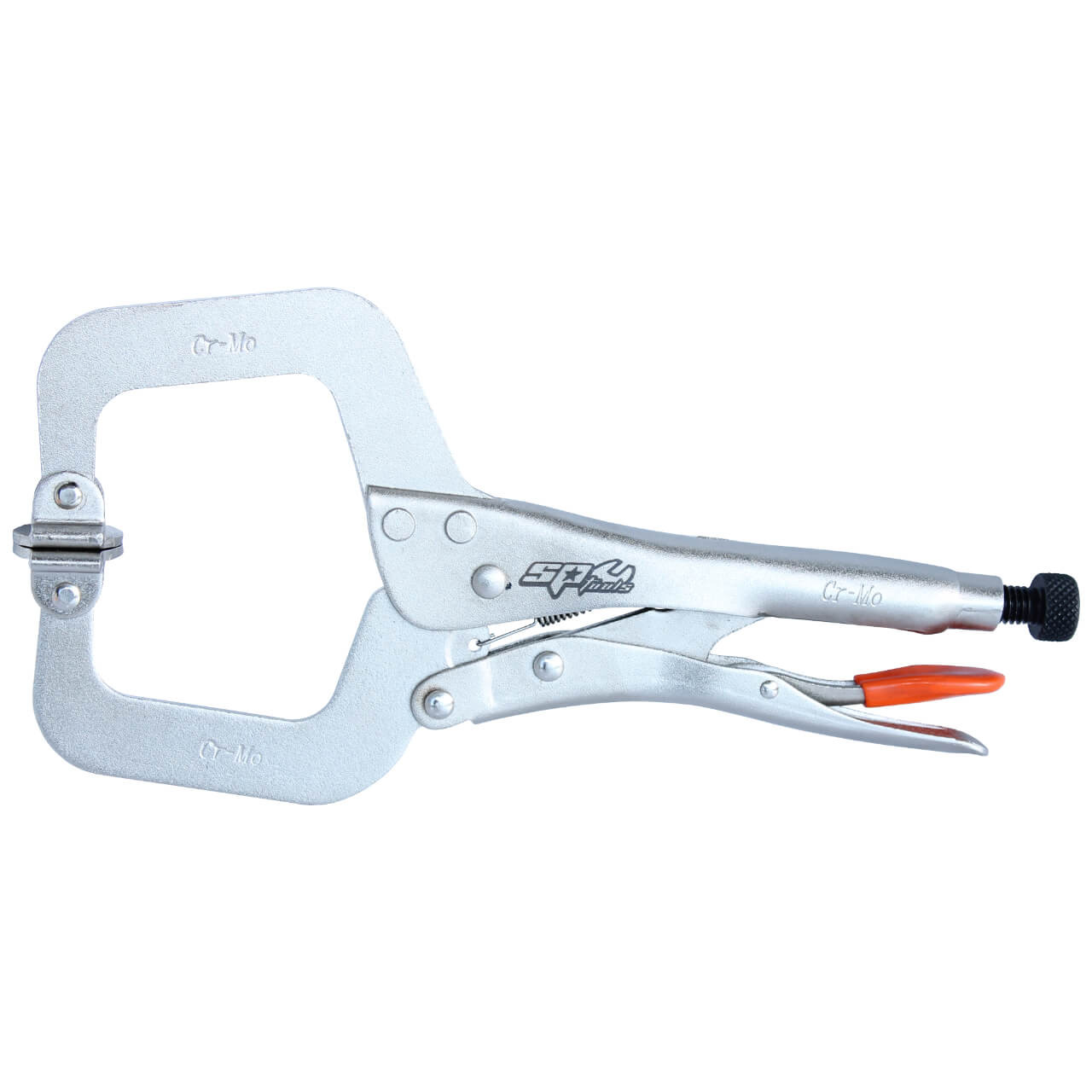 SP Tools 275mm C Clamp Swivel Pad Locking Pliers