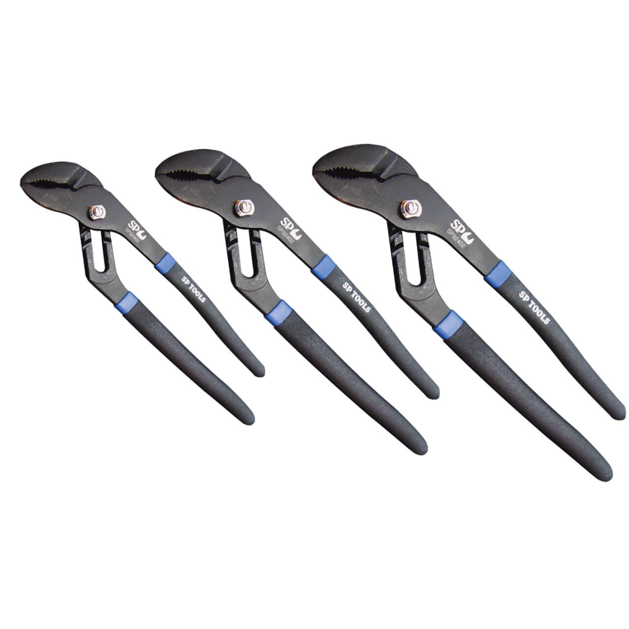 SP Tools Adjustable Multigrip Plier Set 3pce