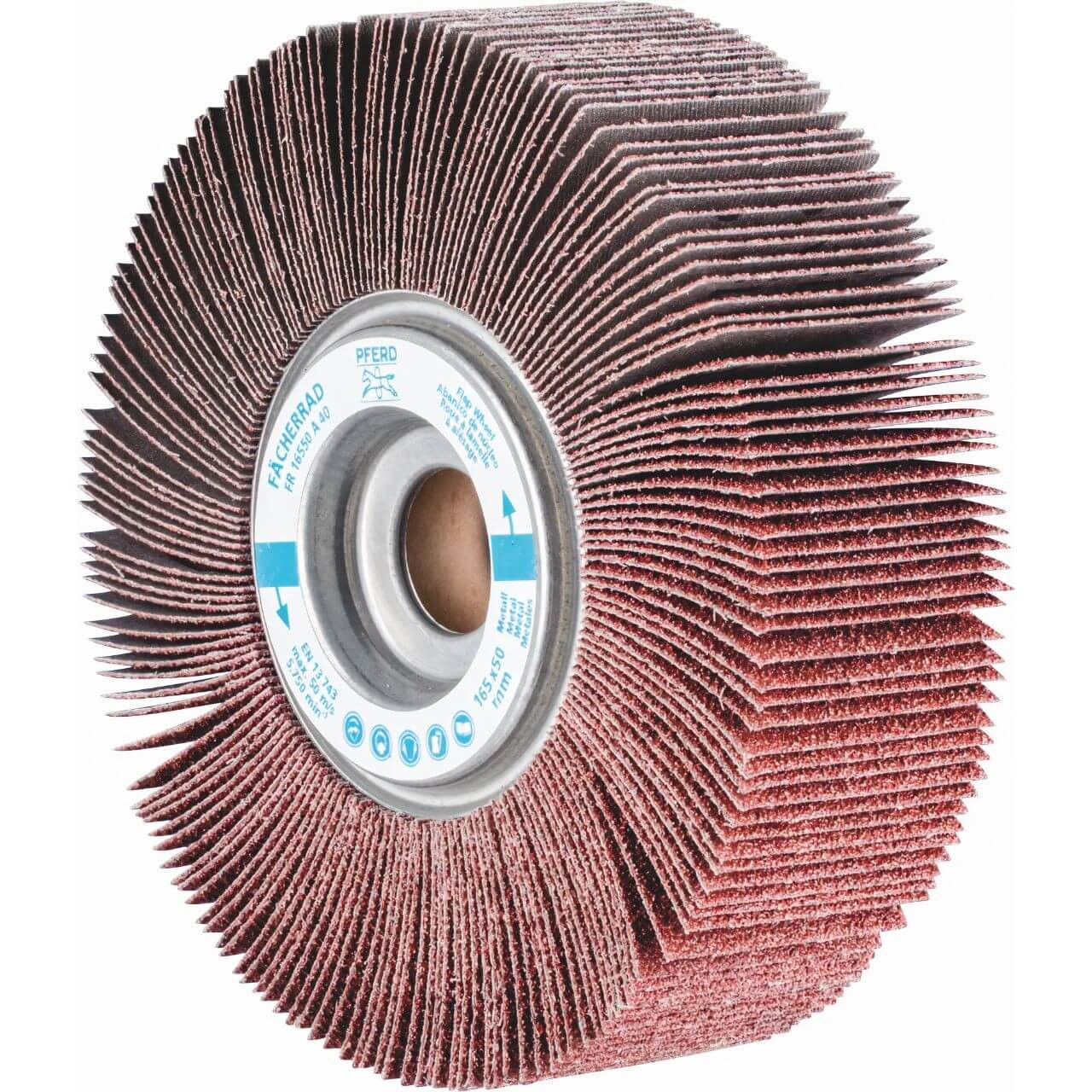 Pferd FR 165x50mm 25mm Bore 40g Flap Wheel