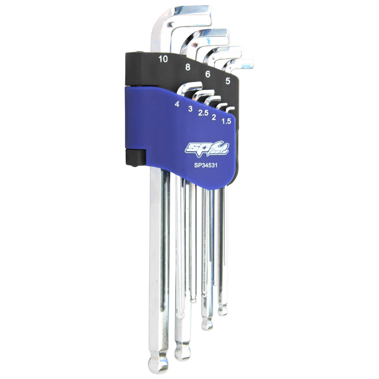 SP Tools Stubby Ball Drive Hex Key Set Metric 9pce