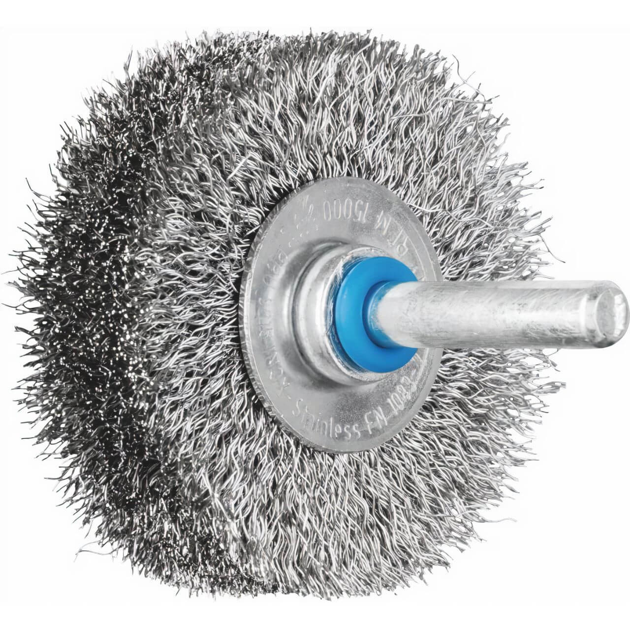 Pferd 50x15x6mm Shaft Mounted Crimped S/Steel Wire Brush