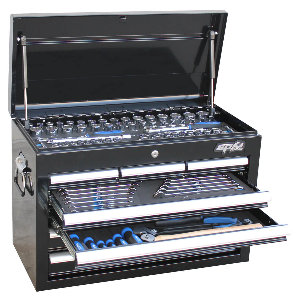 SP Tools 7 Drawer Custom Series Tool Kit Metric & SAE 134pce