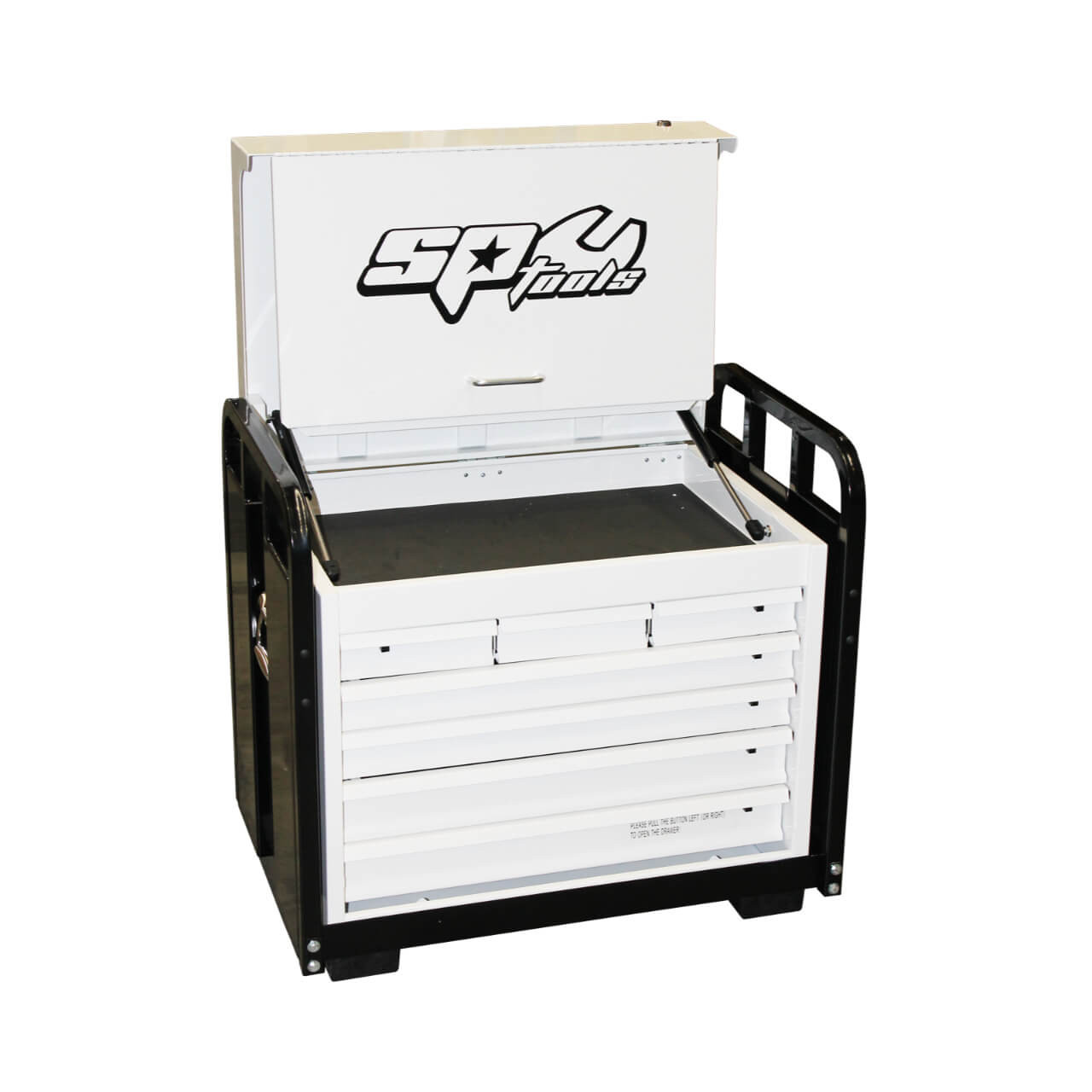 SP Tools 7 Drawer Off Road Toolbox Black White