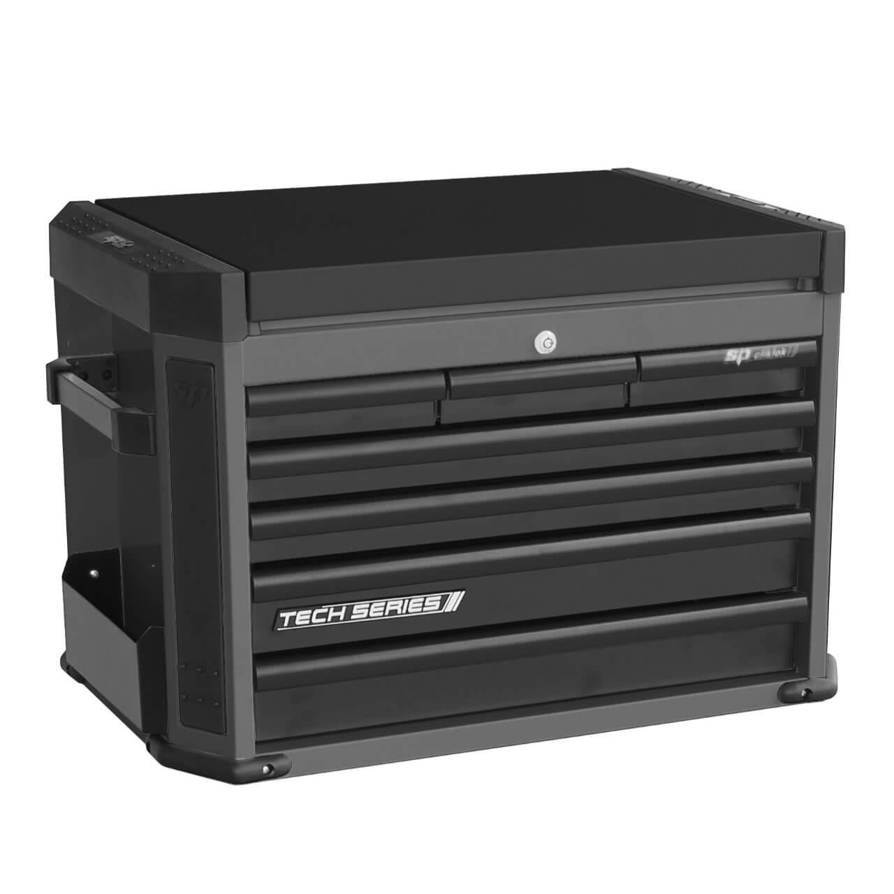 SP Tools 7 Drawer Tech Series Tool Box Diamond Black