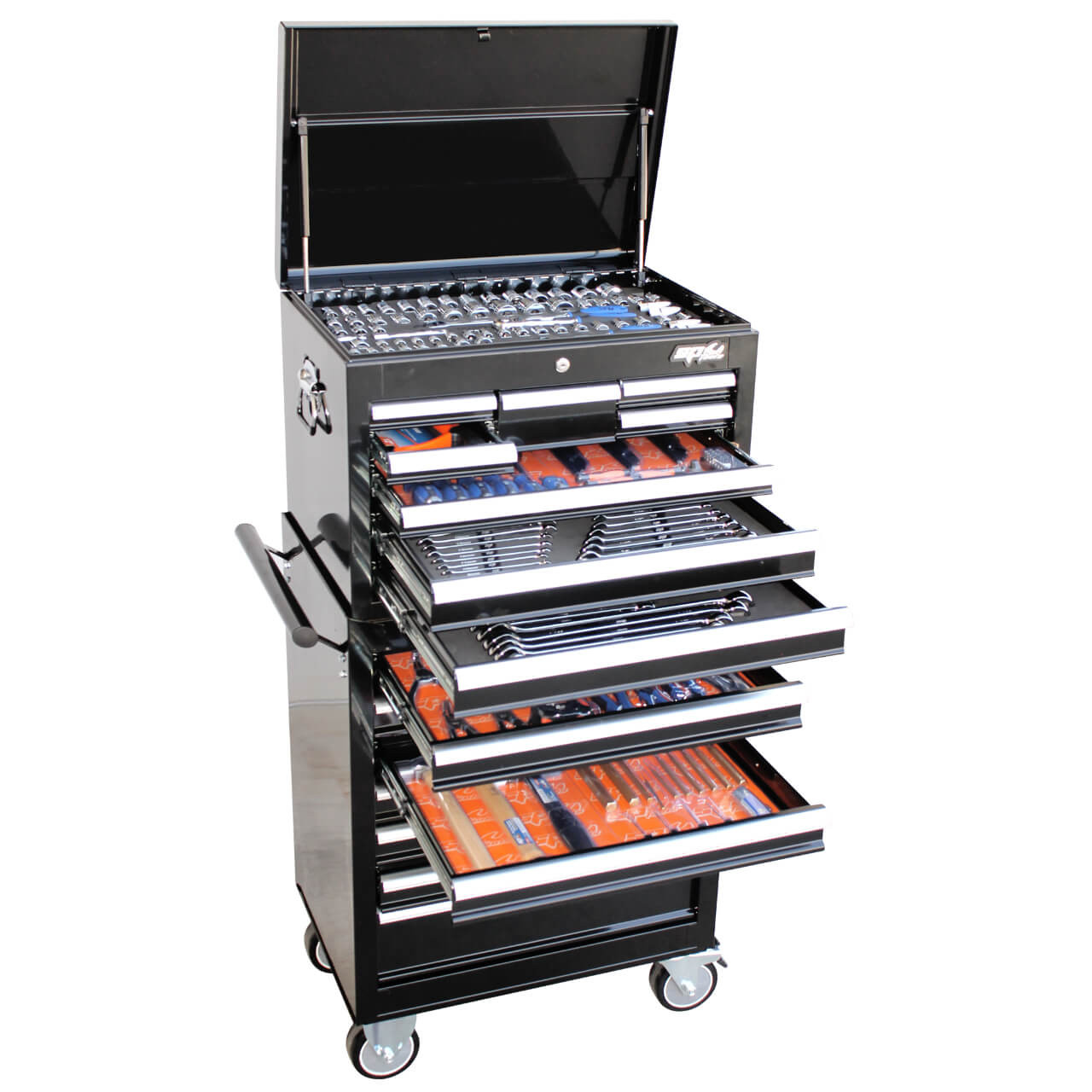 SP Tools 15 Drawer Custom Series Tool Kit Metric & SAE 370pce