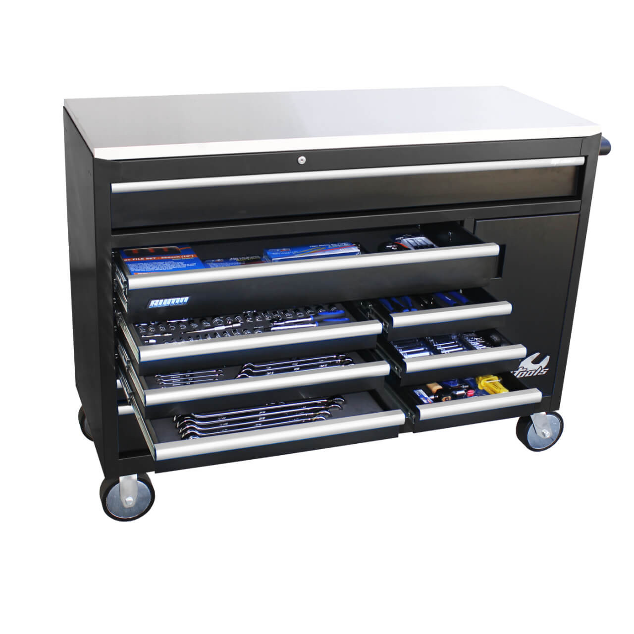 SP Tools 20 Drawer USA Sumo Series Workstation Toolkit Metric & SAE 448pce