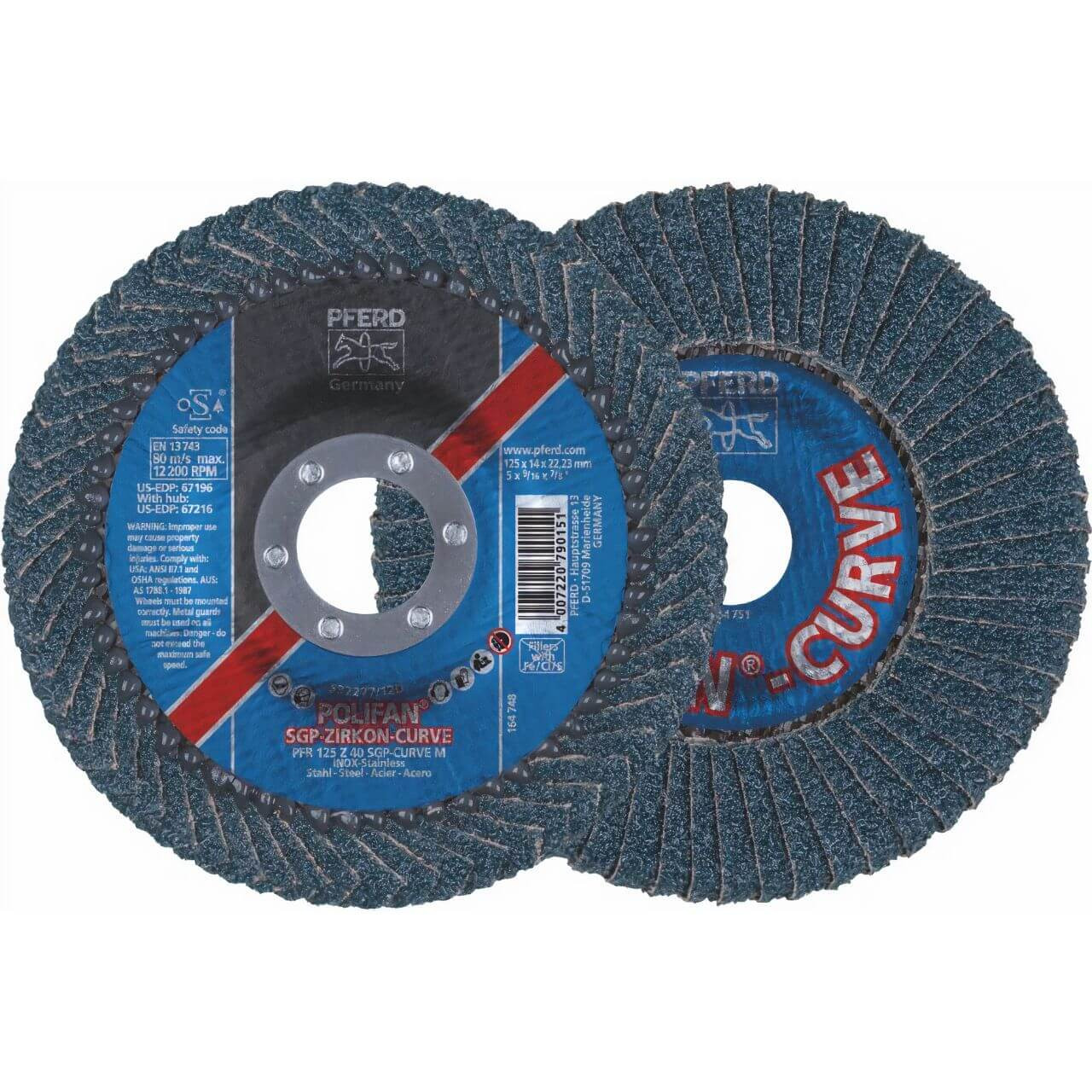 Pferd PFR 125mm 40g SGP-Curve M Flap Disc