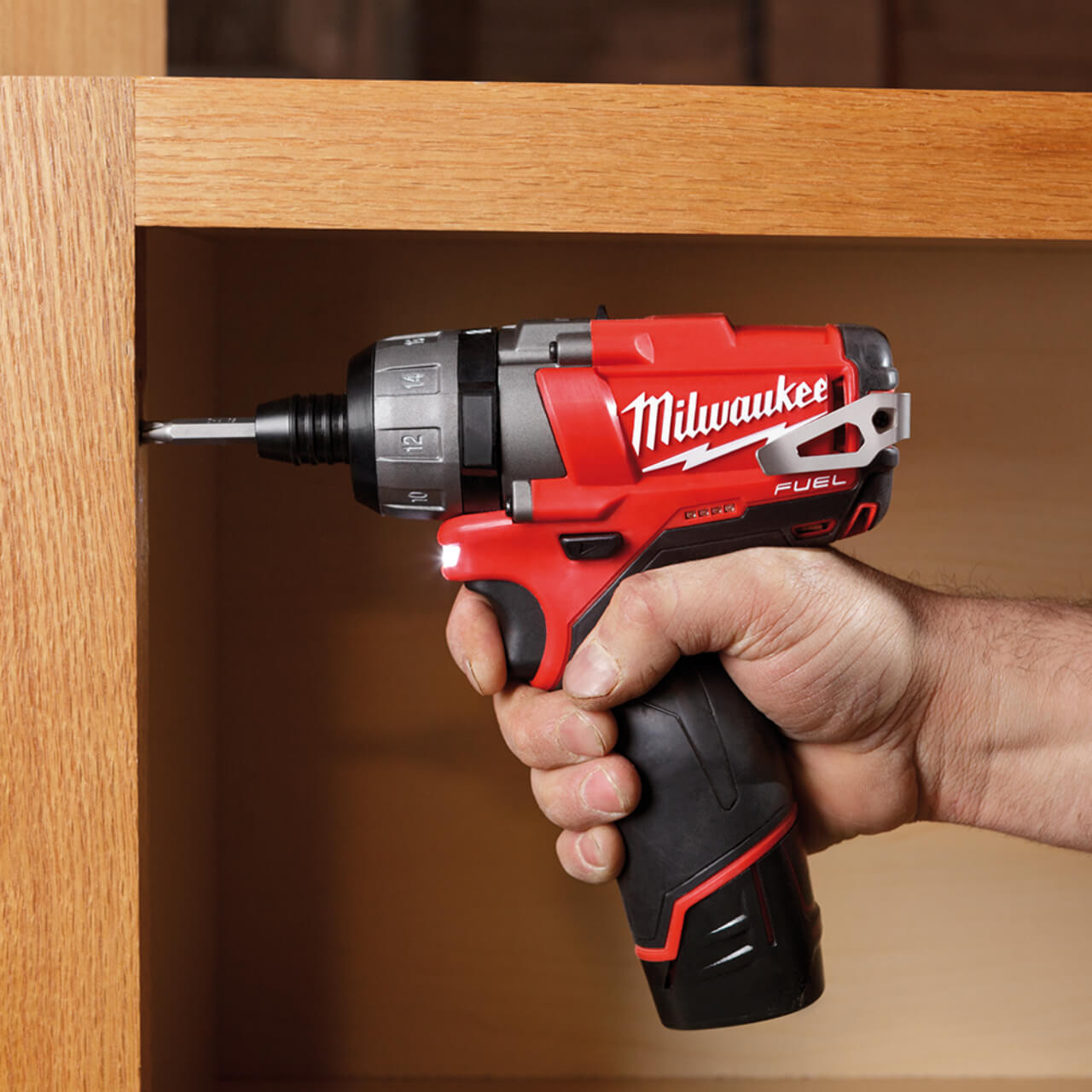Milwaukee M12 Fuel Cordless 1/4 Hex 2-Speed Screwdriver Skin Only