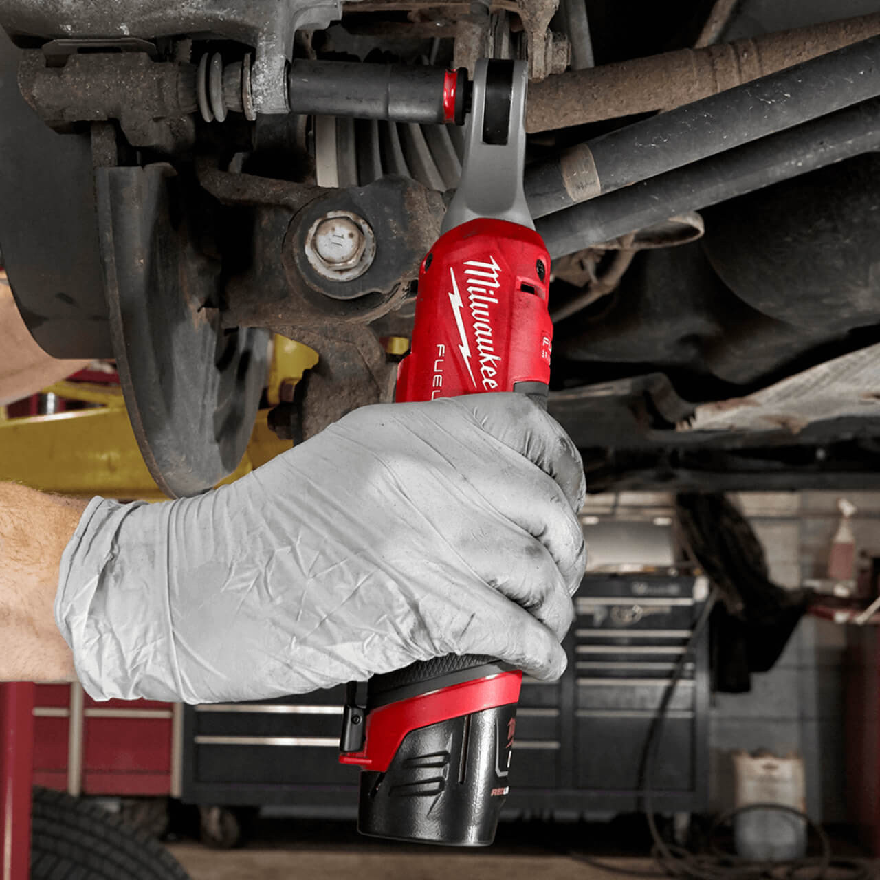 Milwaukee M12 Fuel Cordless 3/8 High Speed Ratchet Skin Only