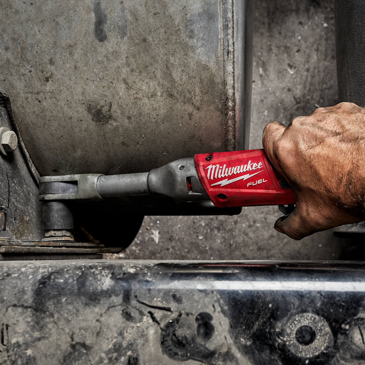 Milwaukee M12 Fuel Cordless 3/8 Extended Reach Impact Ratchet Skin Only