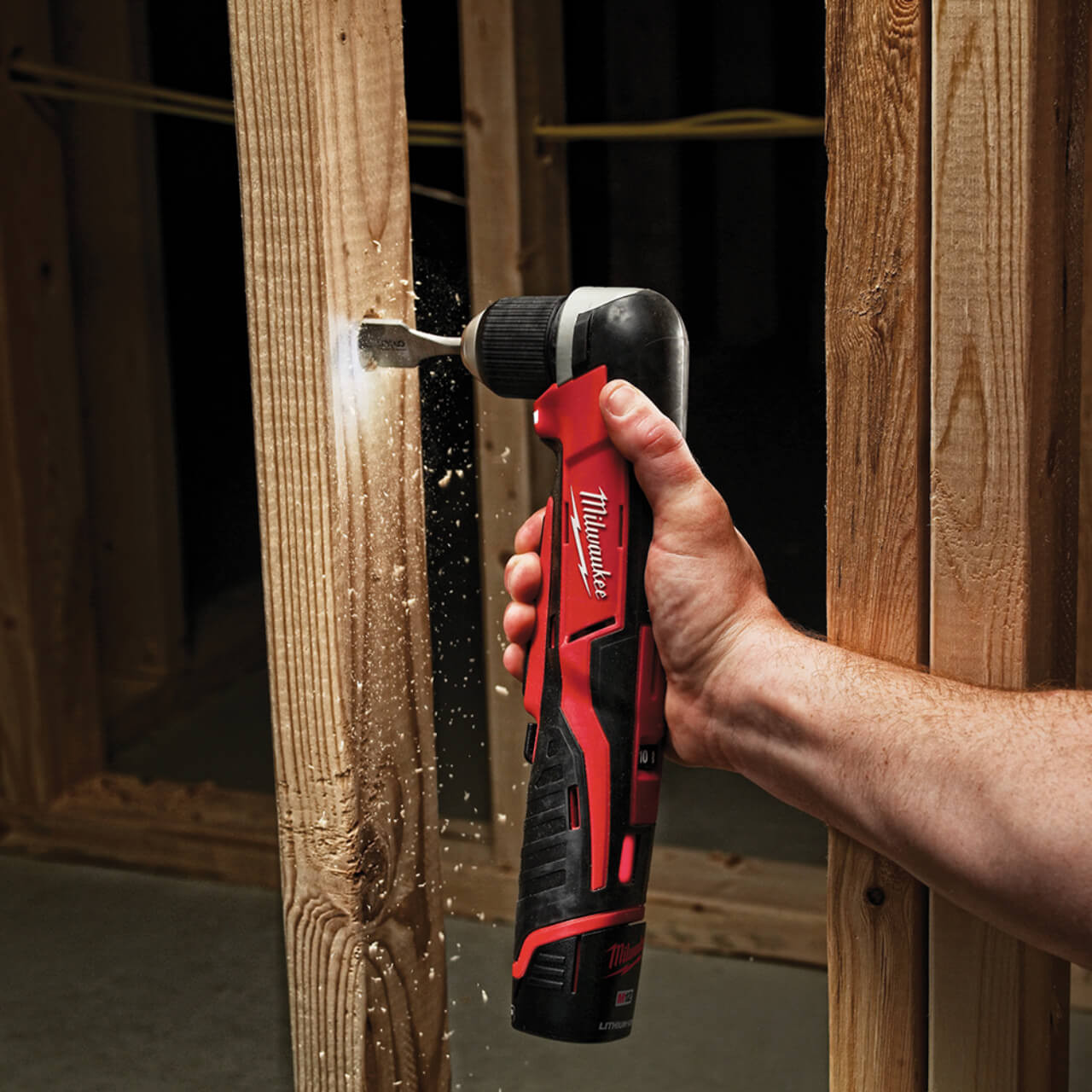 Milwaukee M12 Cordless Right Angle Drill/Driver Skin Only