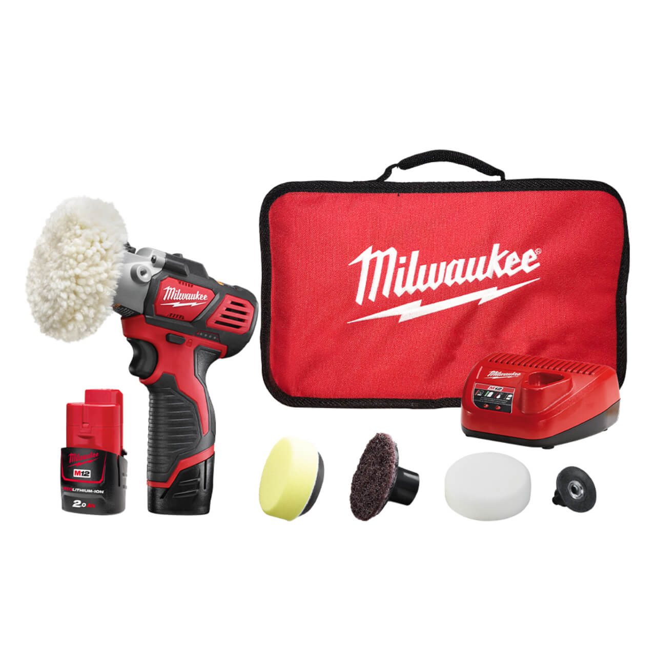 Milwaukee M12 Cordless Spot Polisher/Detail Sander Kit