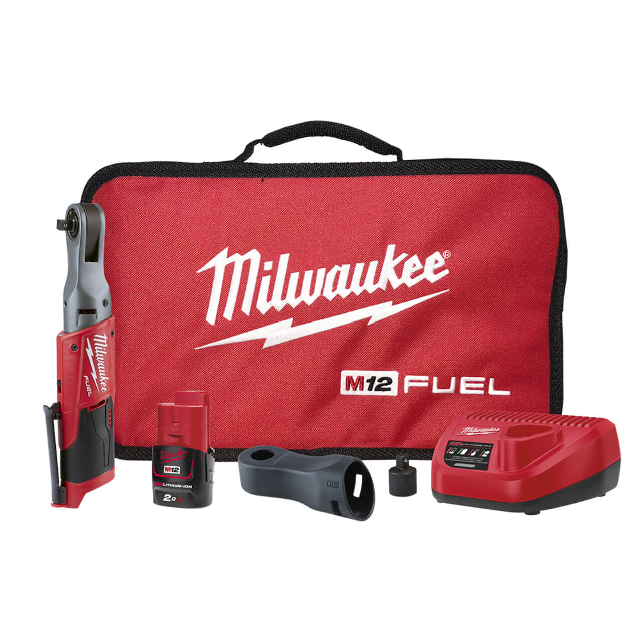 Milwaukee M12 Fuel Cordless 3/8 Impact Ratchet Kit