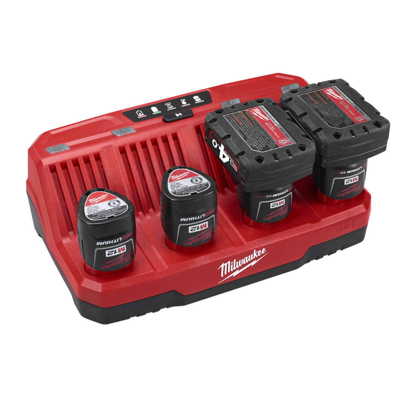 Milwaukee M12 Four Bay Sequential Charger