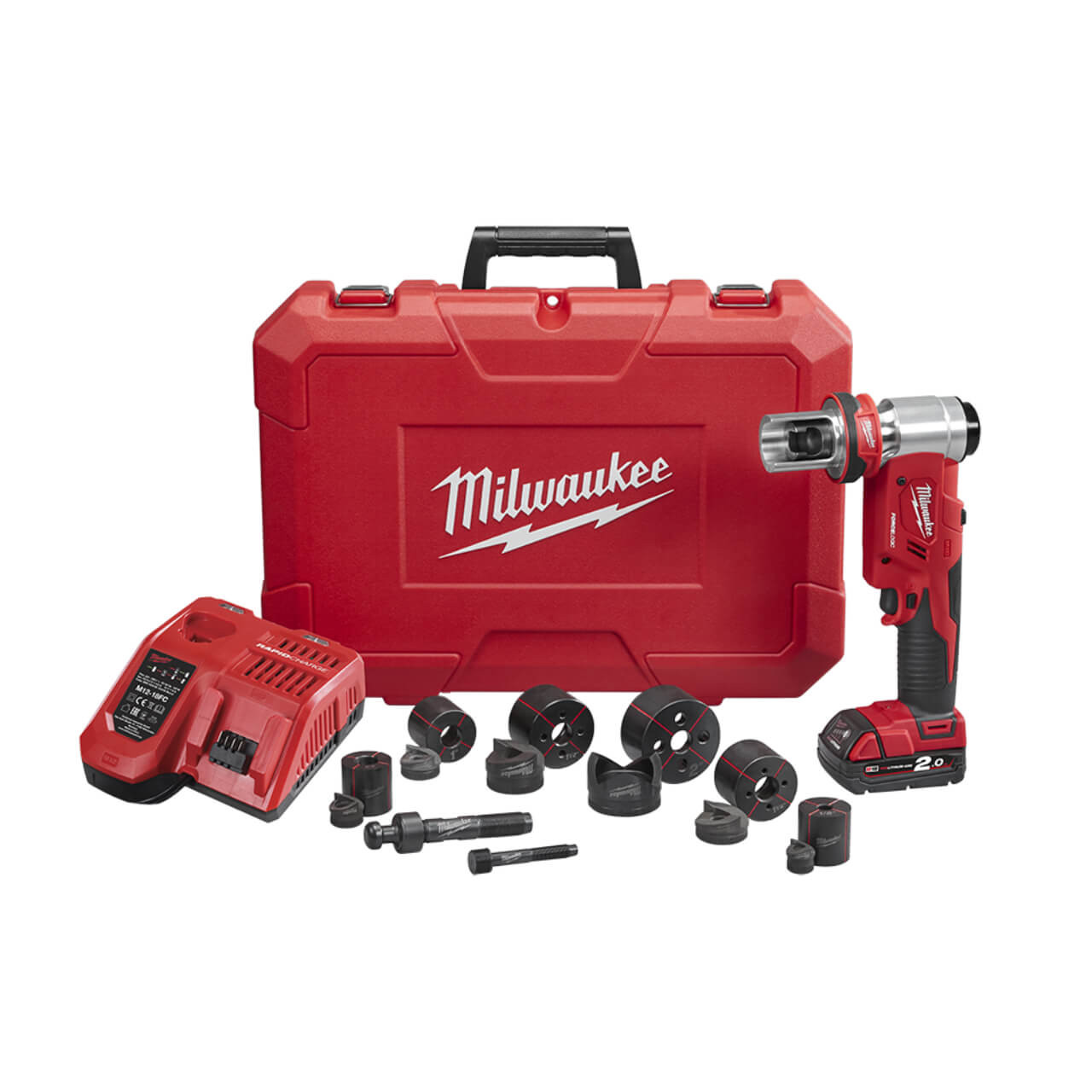 Milwaukee M18 Force Logic Cordless 6T Knockout Tool 16mm (5/8”) - 63mm (2-1/2”)