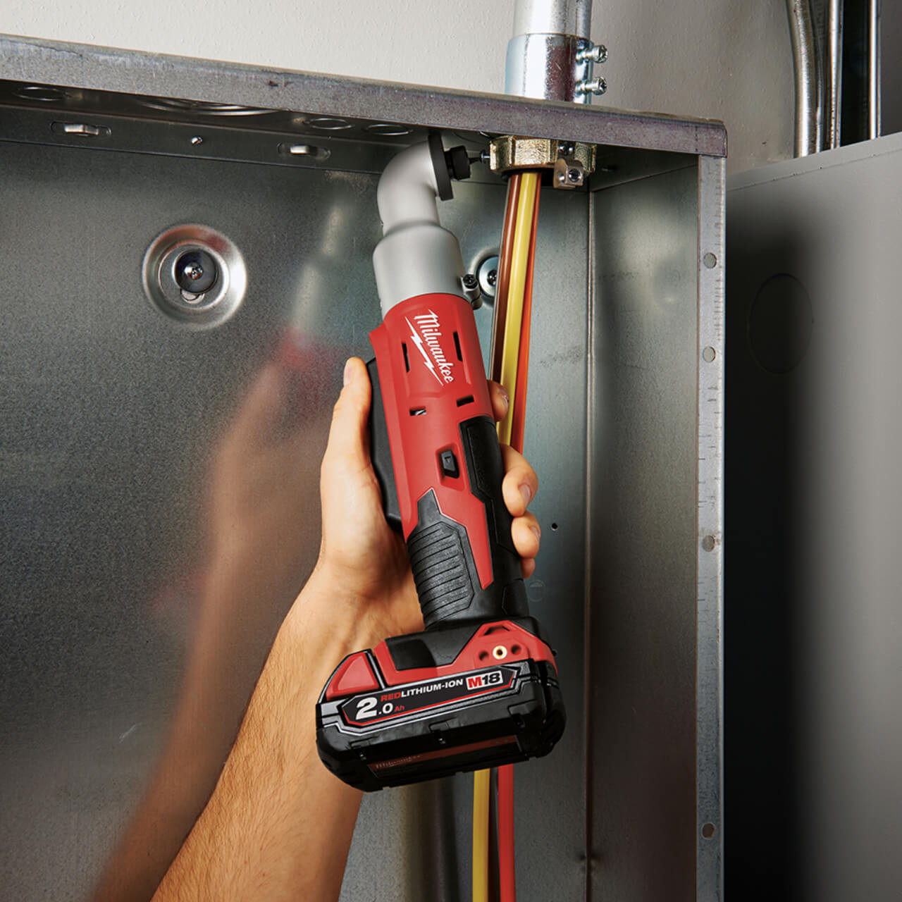 Milwaukee M18 Cordless 2-Speed 1/4 Right Angle Impact Driver Skin Only