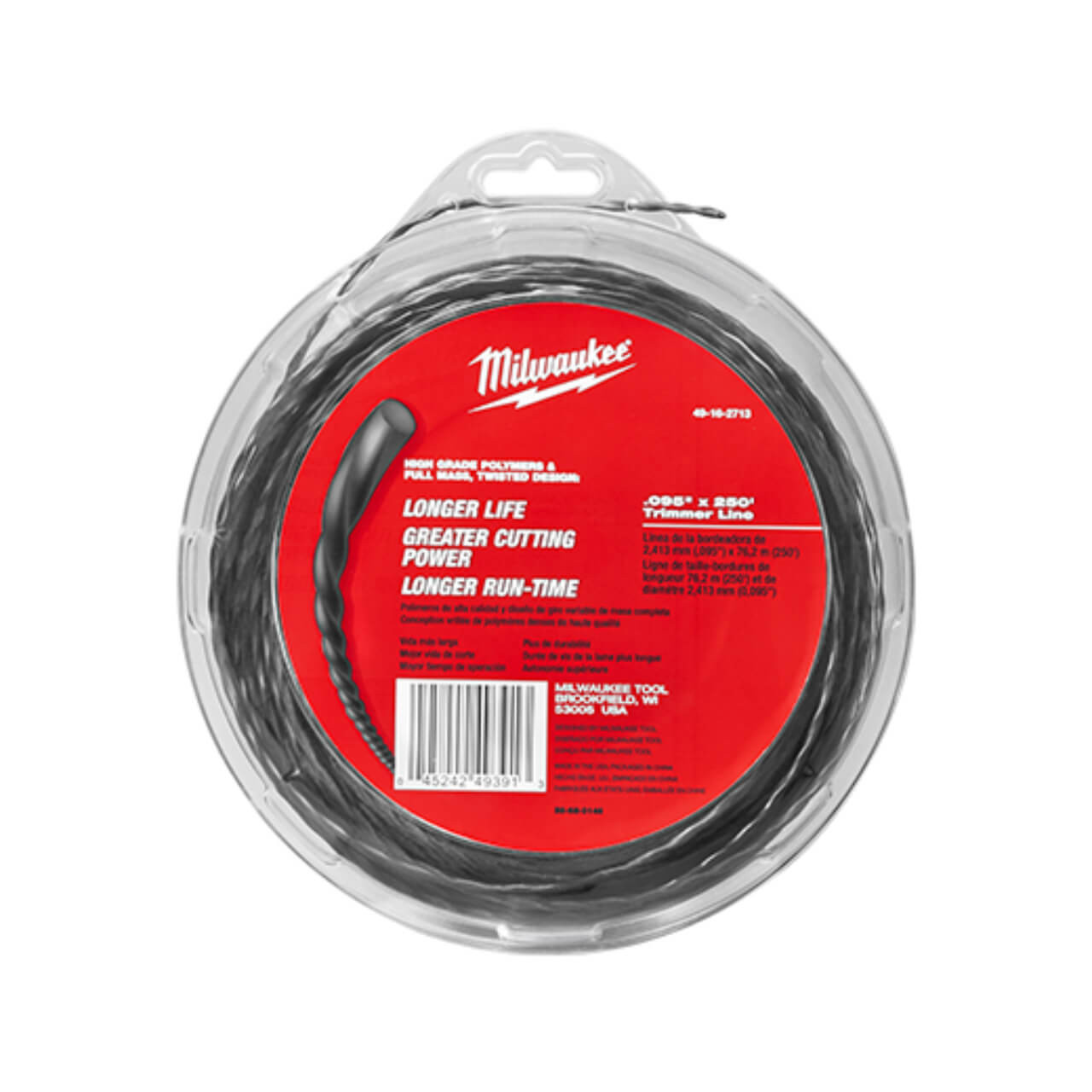 Milwaukee M18 2.4mm x 76m Trimmer Line