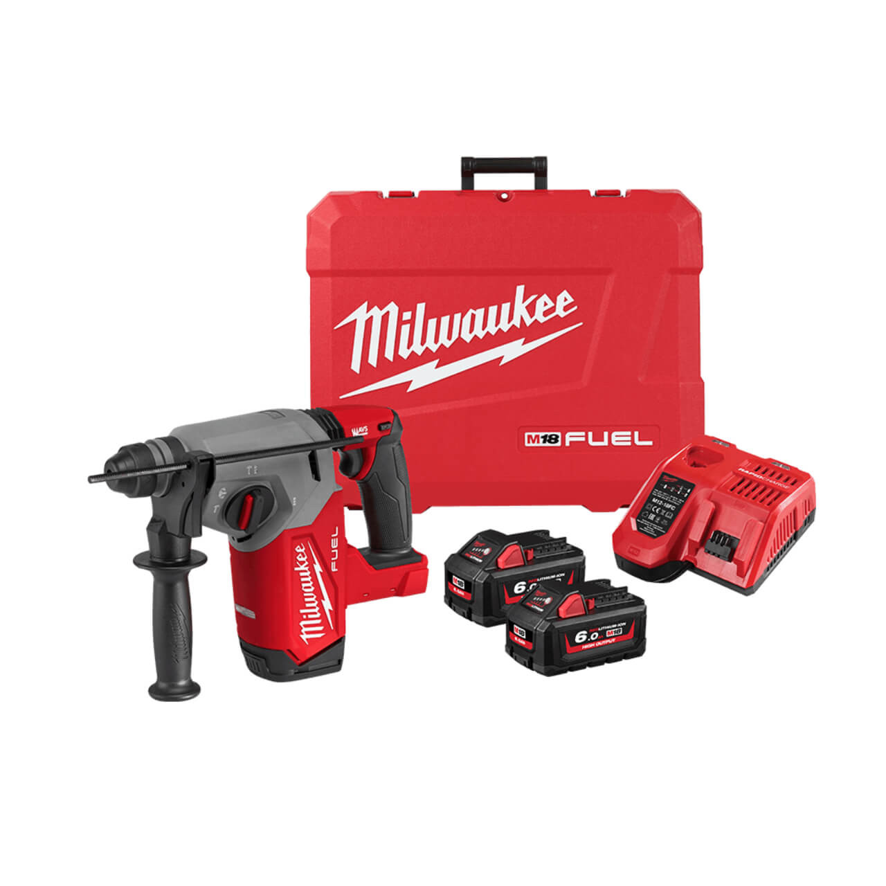 Milwaukee M18 Fuel Cordless 26 mm SDS Plus Rotary Hammer Kit