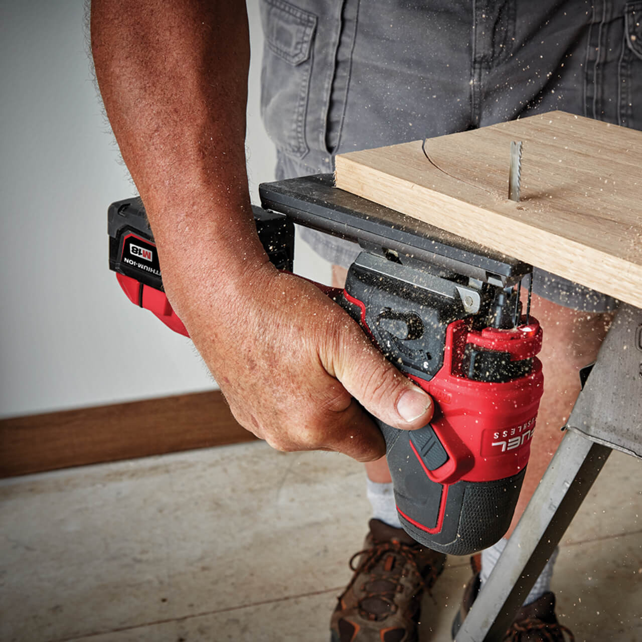 Milwaukee M18 Fuel Cordless Barrel Grip Jigsaw Skin Only