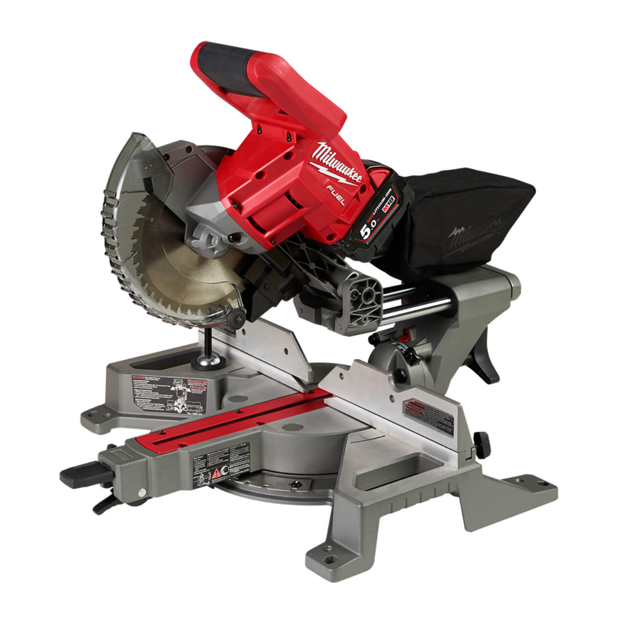 Milwaukee M18 Fuel Cordless 184mm (7-1/4”) Dual Bevel Sliding Compound Mitre Saw Skin Only