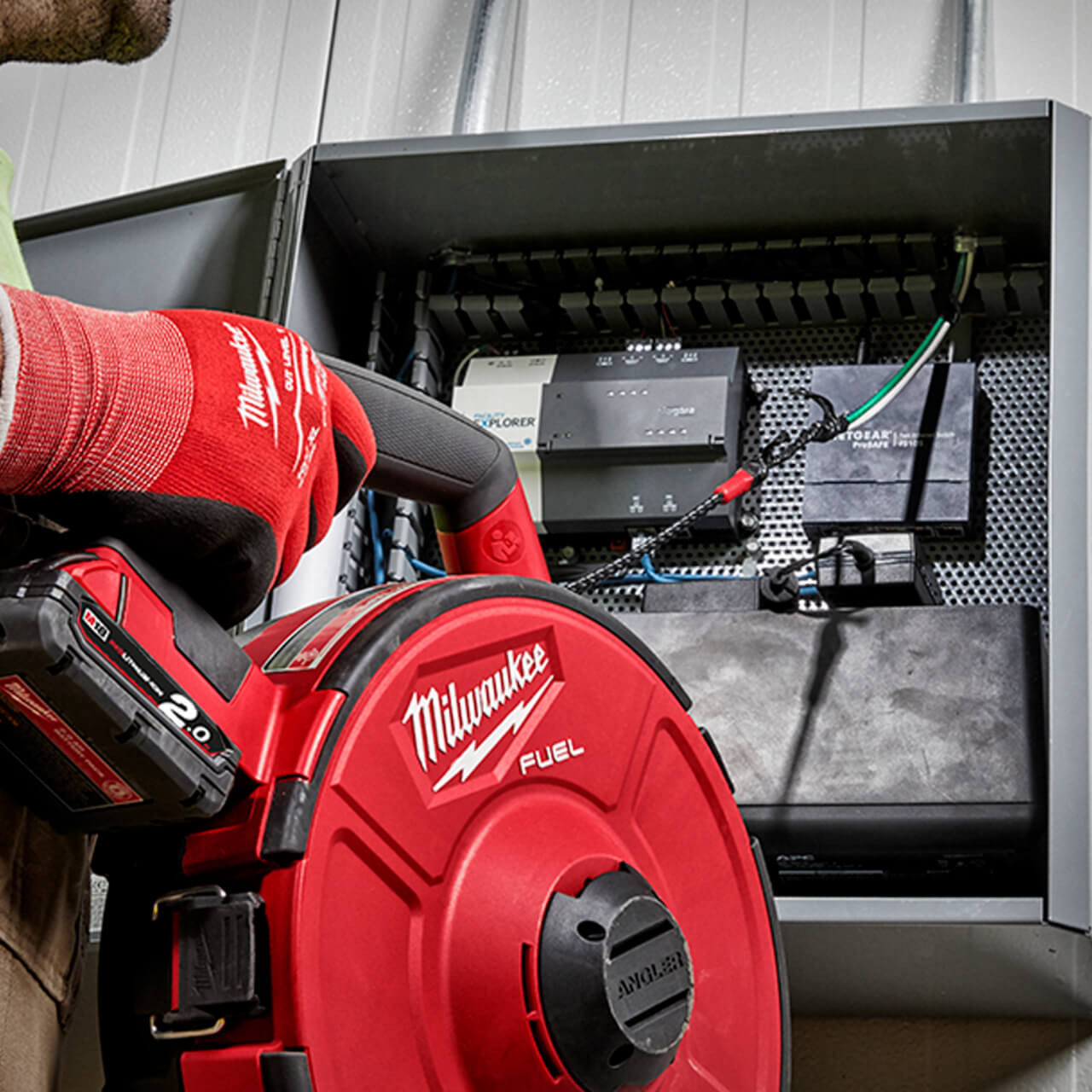 Milwaukee M18 Fuel Cordless Powered Fish Tape with 30 m Non-Conductive Cartridge Skin Only