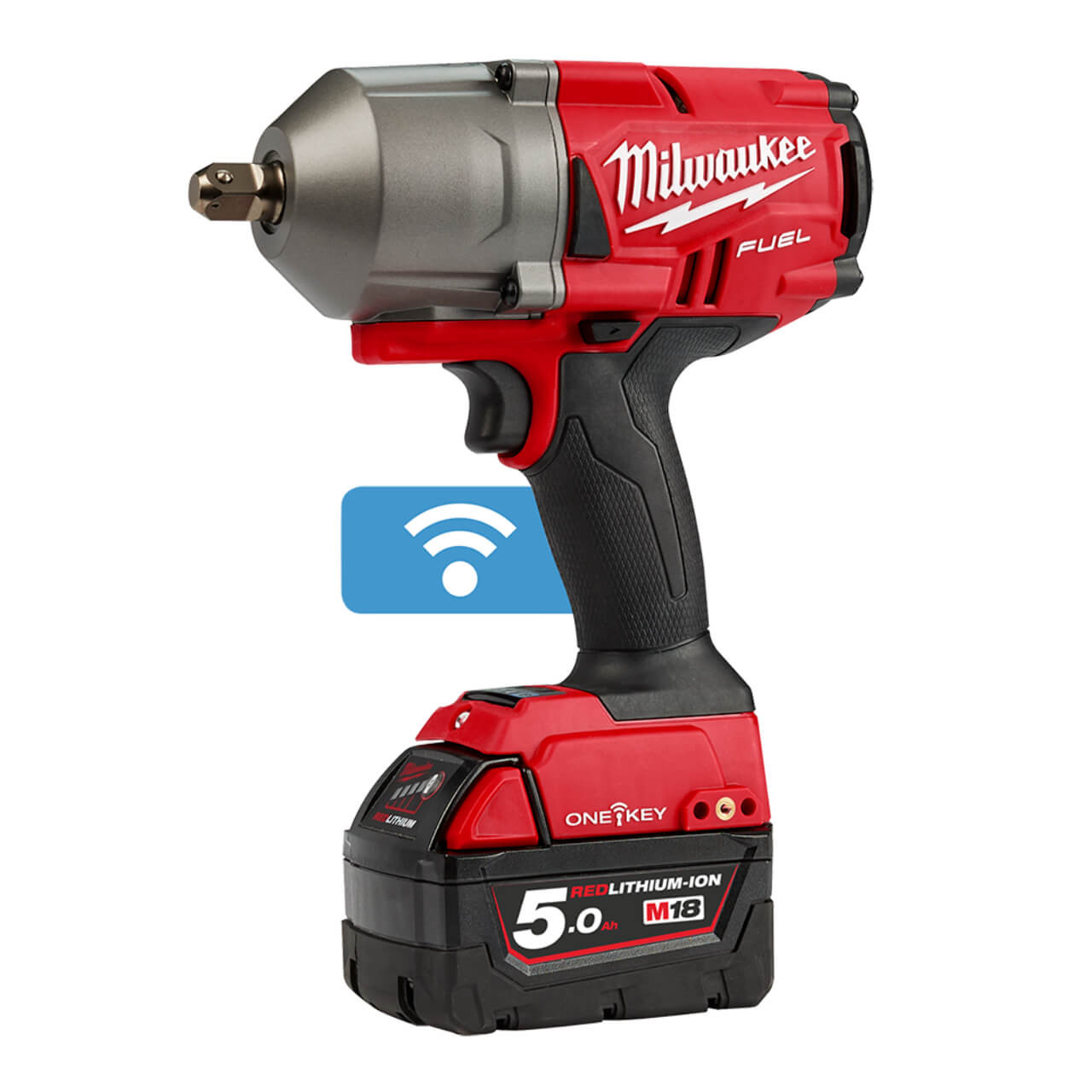 Milwaukee M18 Fuel One-Key Cordless 1/2 High Torque Impact Wrench With Pin Detent Skin Only