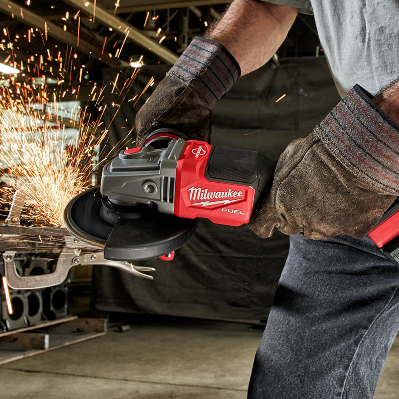 Milwaukee M18 Fuel Rapid Stop Cordless 125mm 5 Angle Grinder