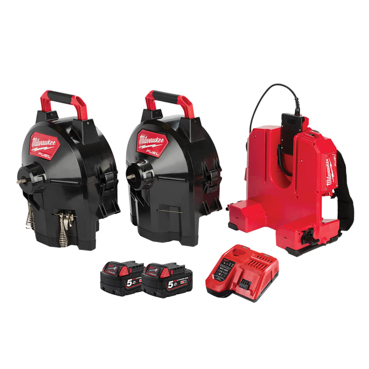 Milwaukee M18 Fuel Switch Pack Cordless Sectional Drum System Kit