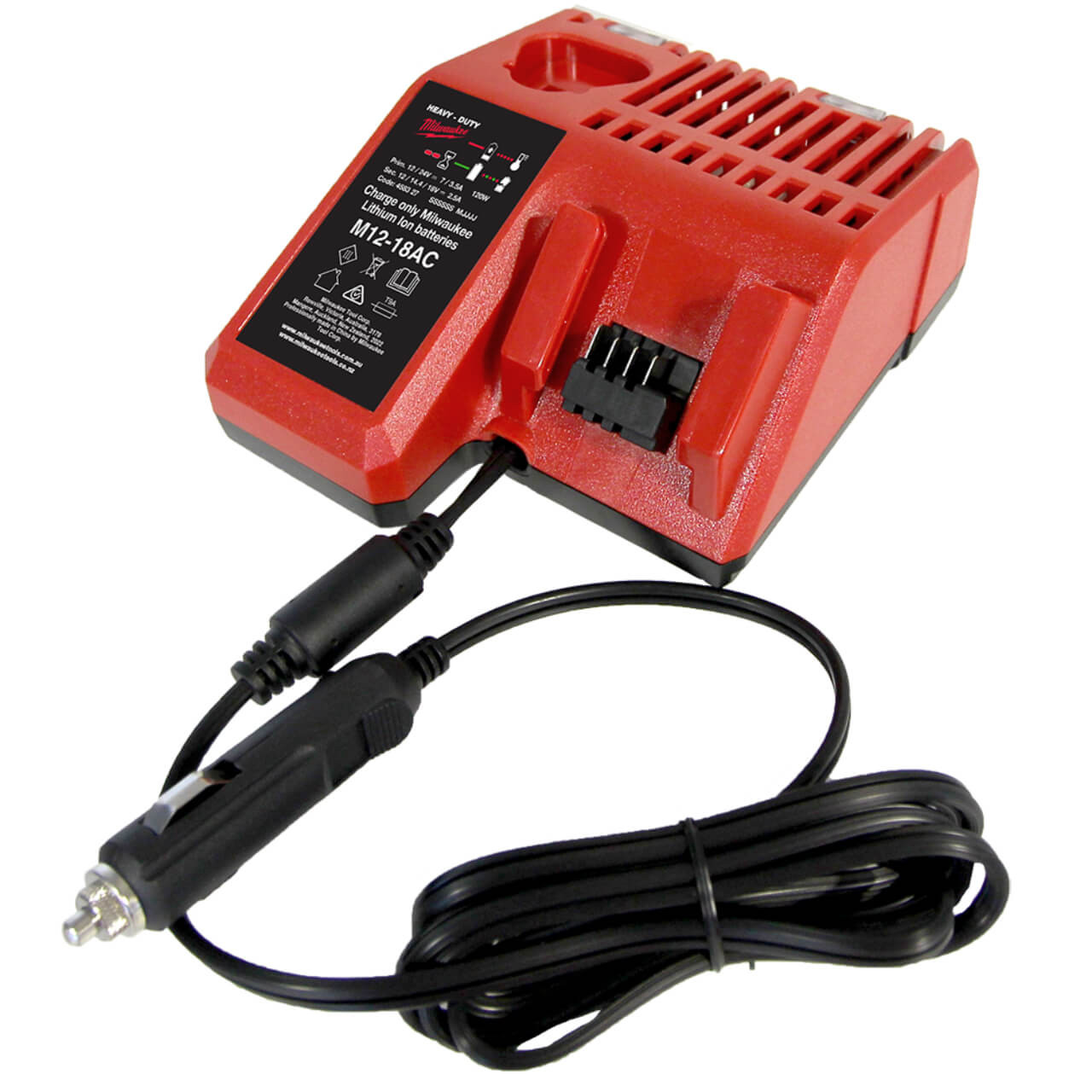 Milwaukee M12 & M18 Automotive Charger