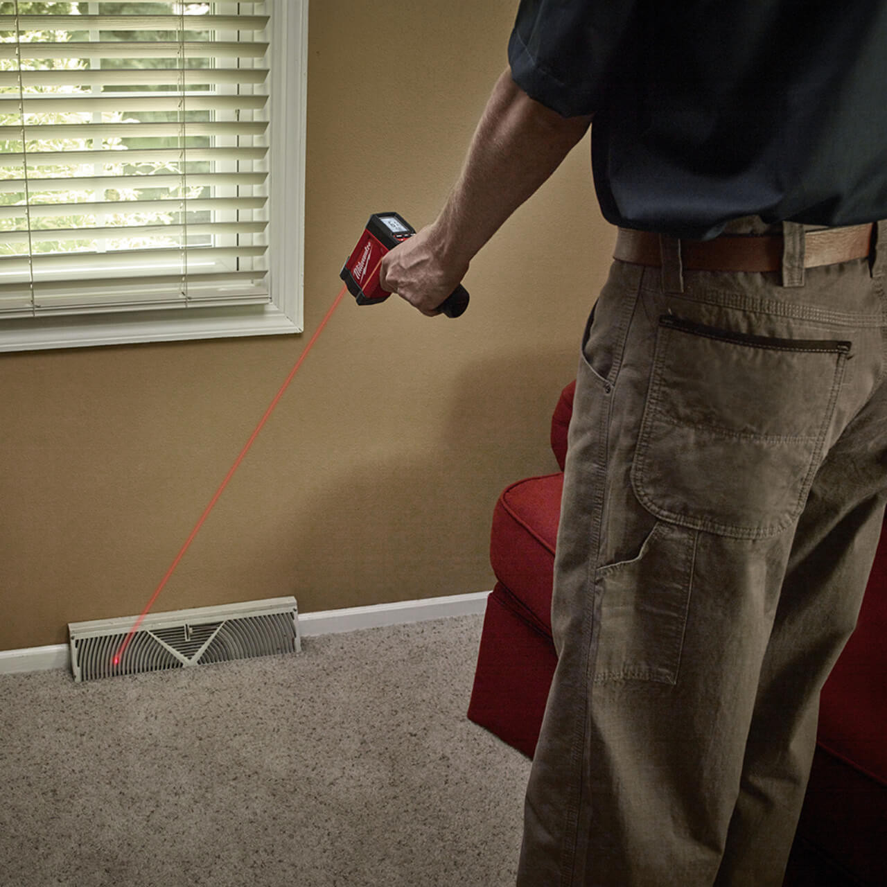 Milwaukee Alkaline Infrared Laser Temperature Gun